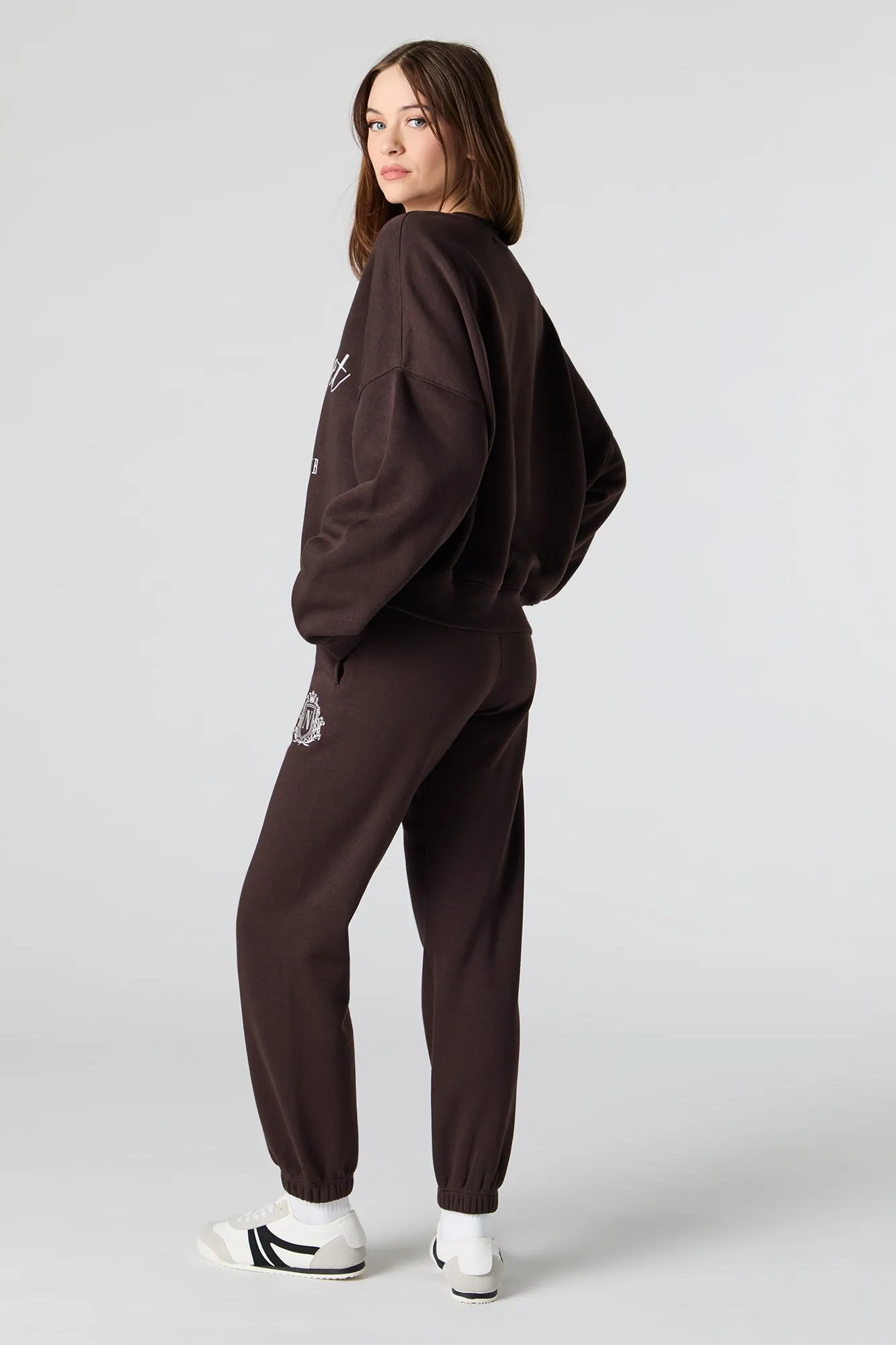 Embroidered Fleece Jogger