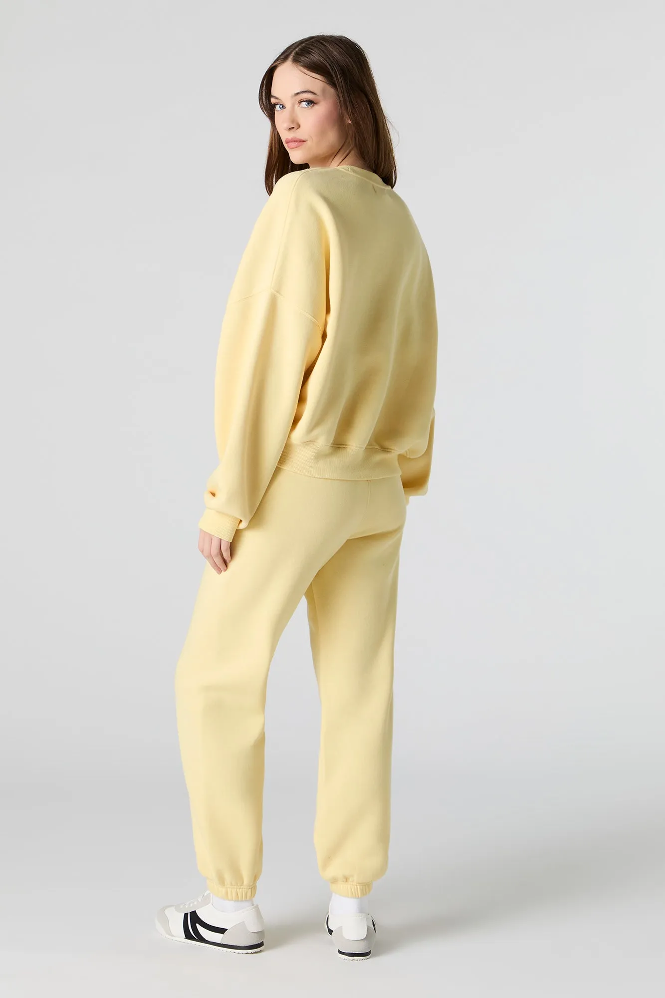 Embroidered Fleece Jogger