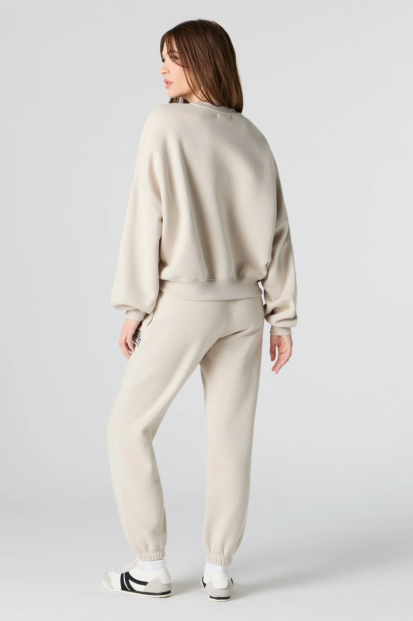 Embroidered Fleece Jogger