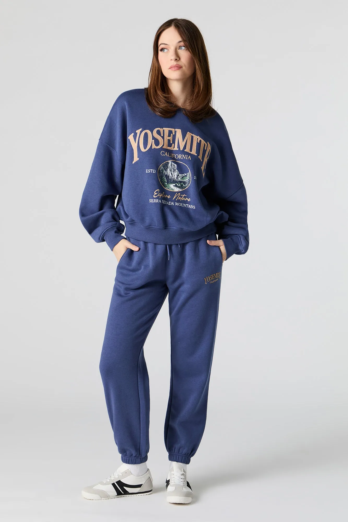 Embroidered Fleece Jogger