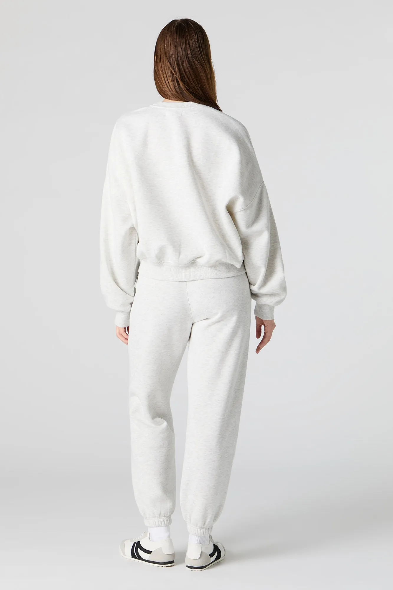 Embroidered Fleece Jogger
