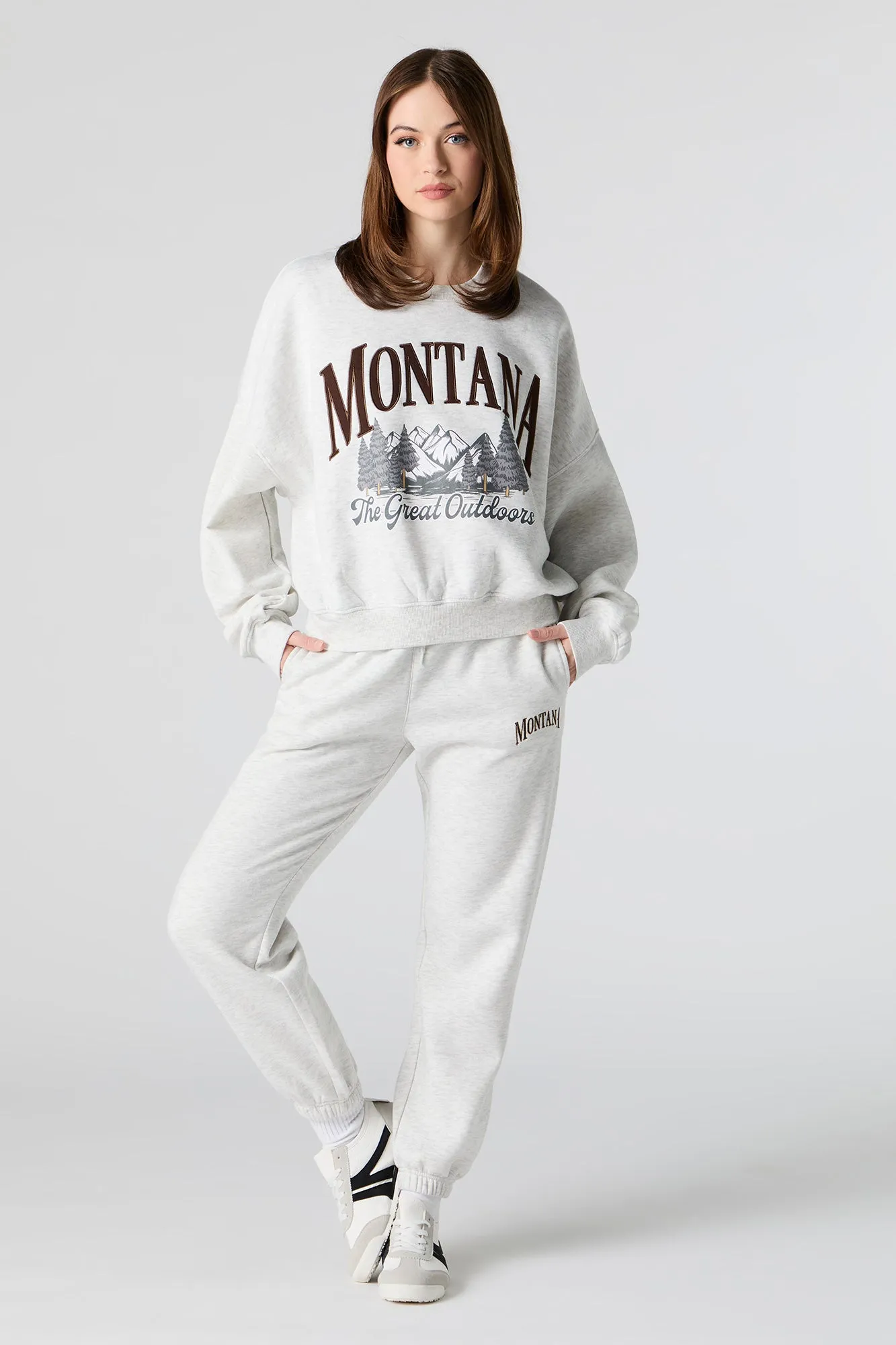 Embroidered Fleece Jogger