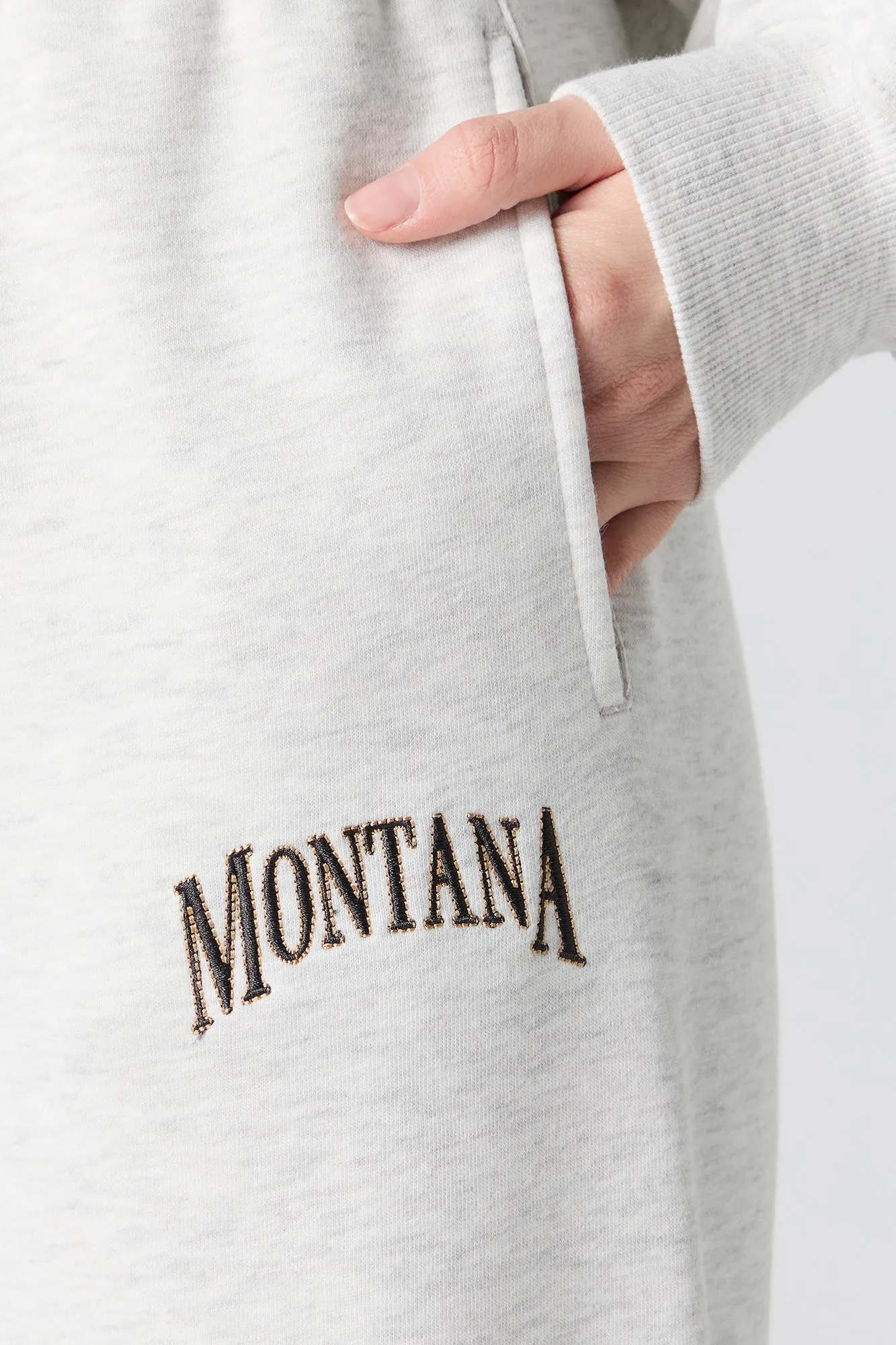 Embroidered Fleece Jogger