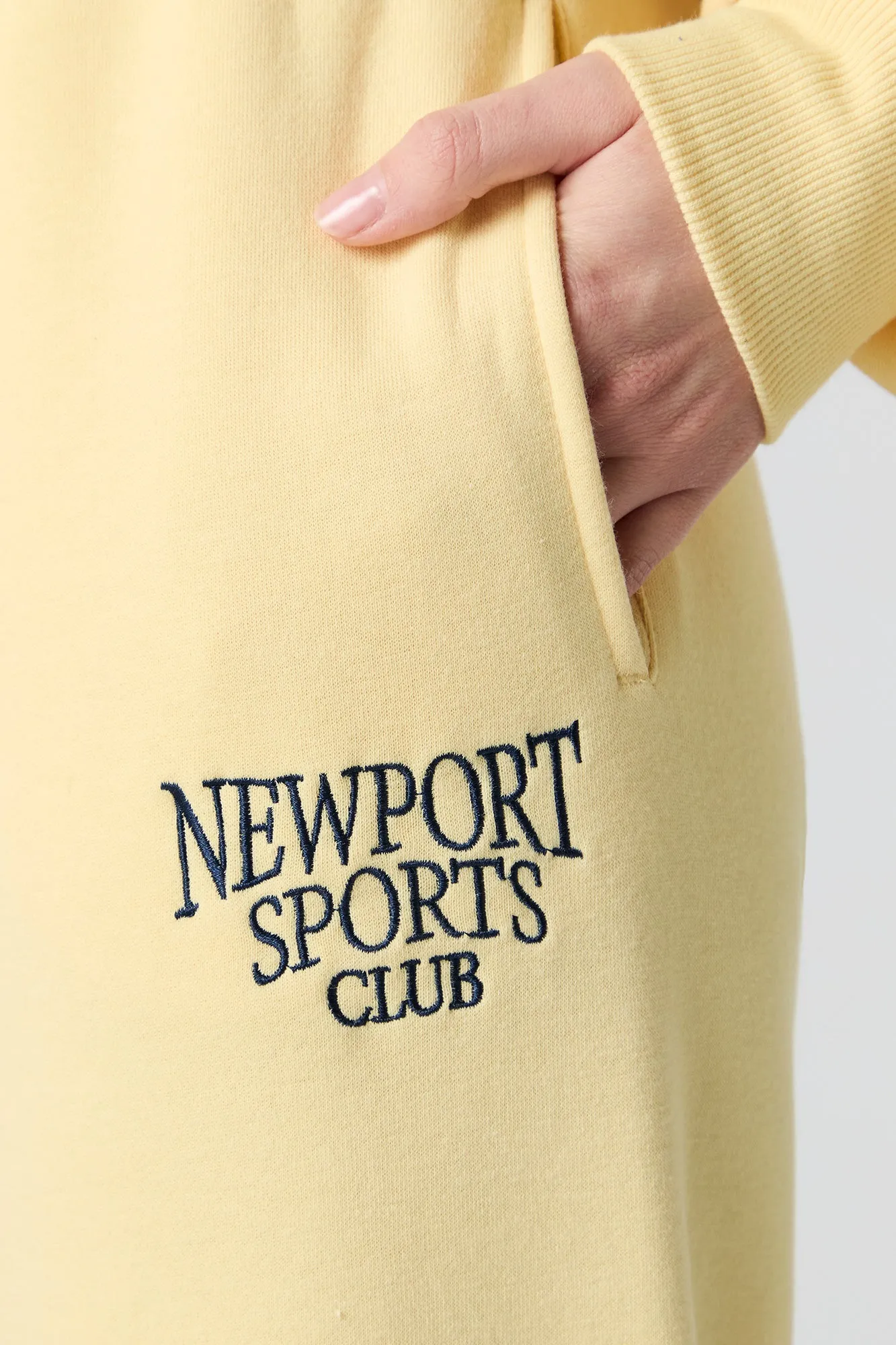 Embroidered Fleece Jogger