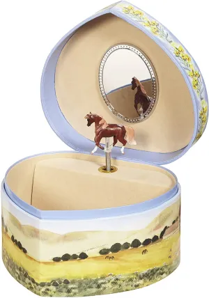 Enchantmints Love Of Horses Musical Jewelry Box for Girls