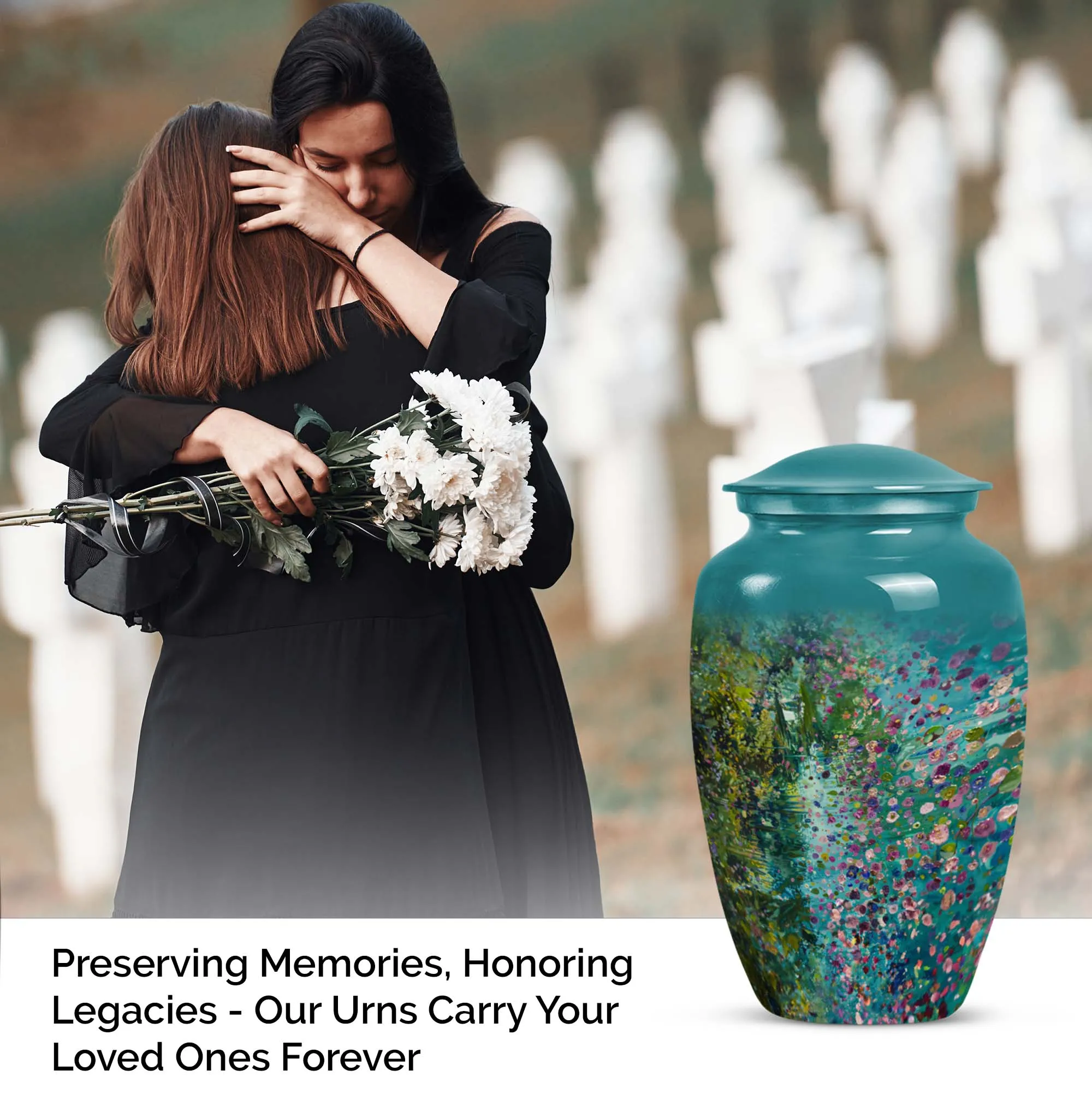 Eternal Blossom Cremation Remembrance, Funeral Urn