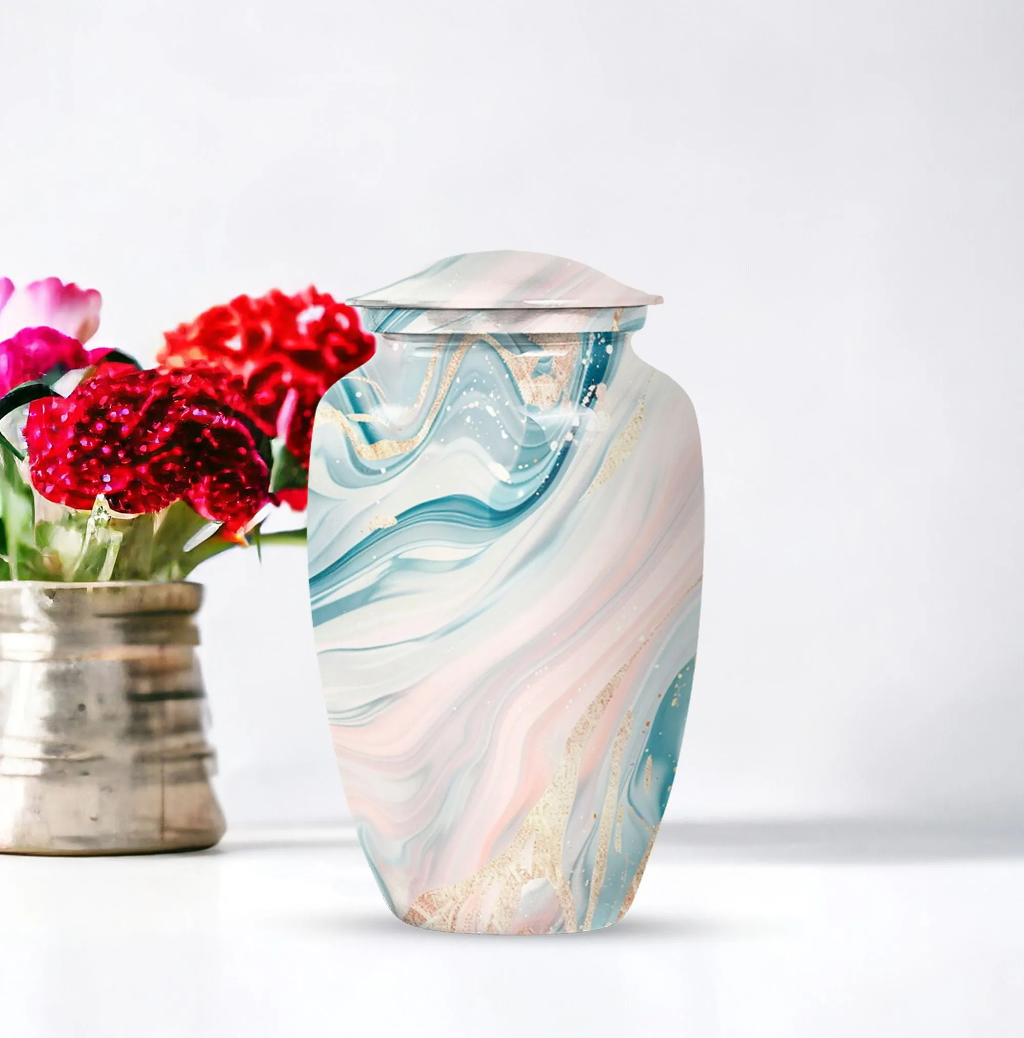 Eternal Echo: Abstract Urn, Distinctive Cremation Urn
