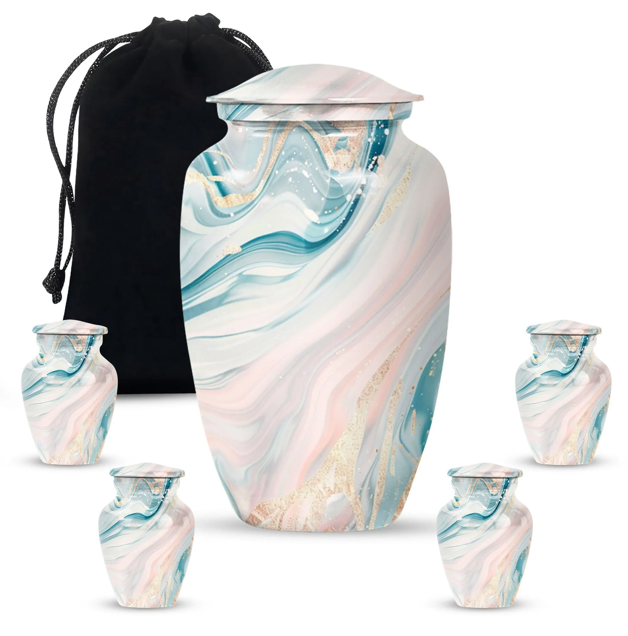 Eternal Echo: Abstract Urn, Distinctive Cremation Urn