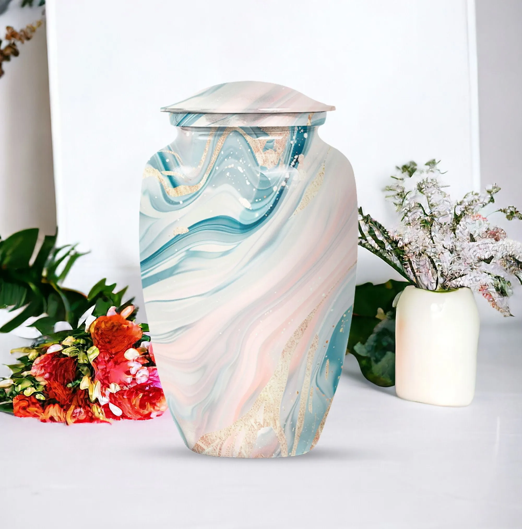 Eternal Echo: Abstract Urn, Distinctive Cremation Urn