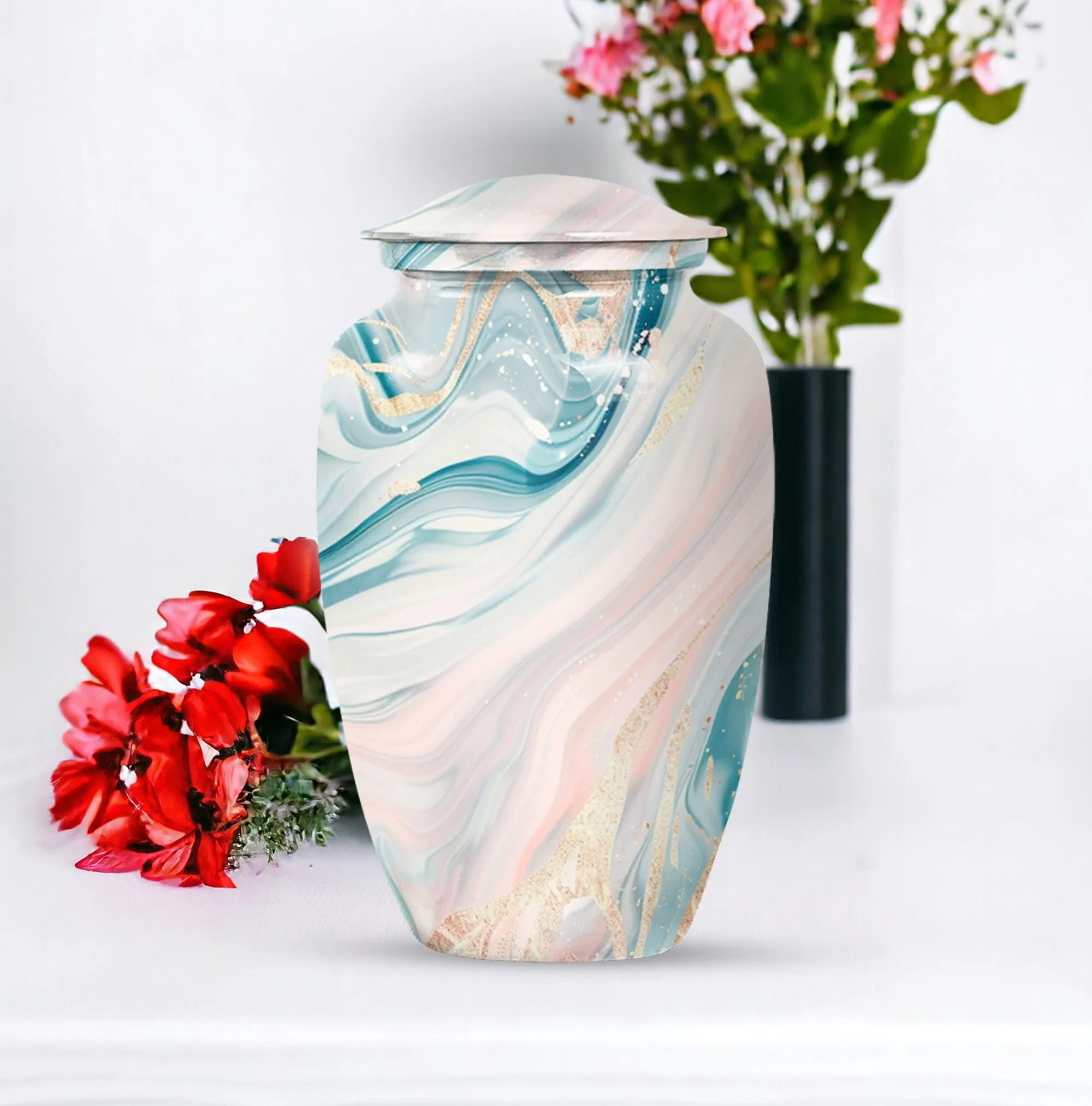 Eternal Echo: Abstract Urn, Distinctive Cremation Urn
