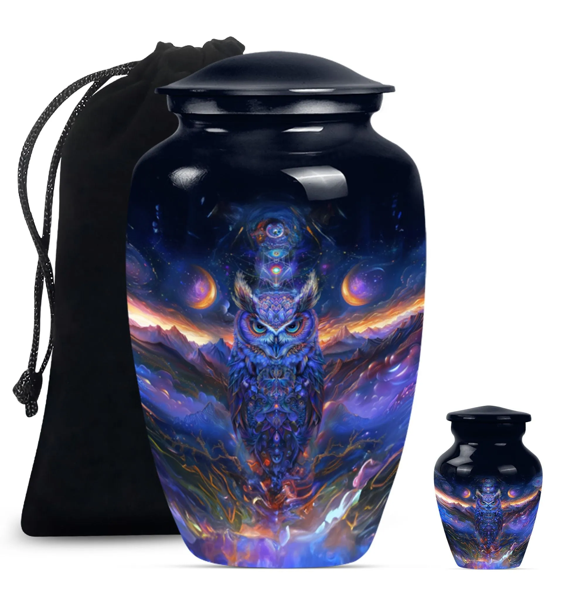 Eternal Guardian Owl Urn: Unique Funeral Urn for Women's Ashes