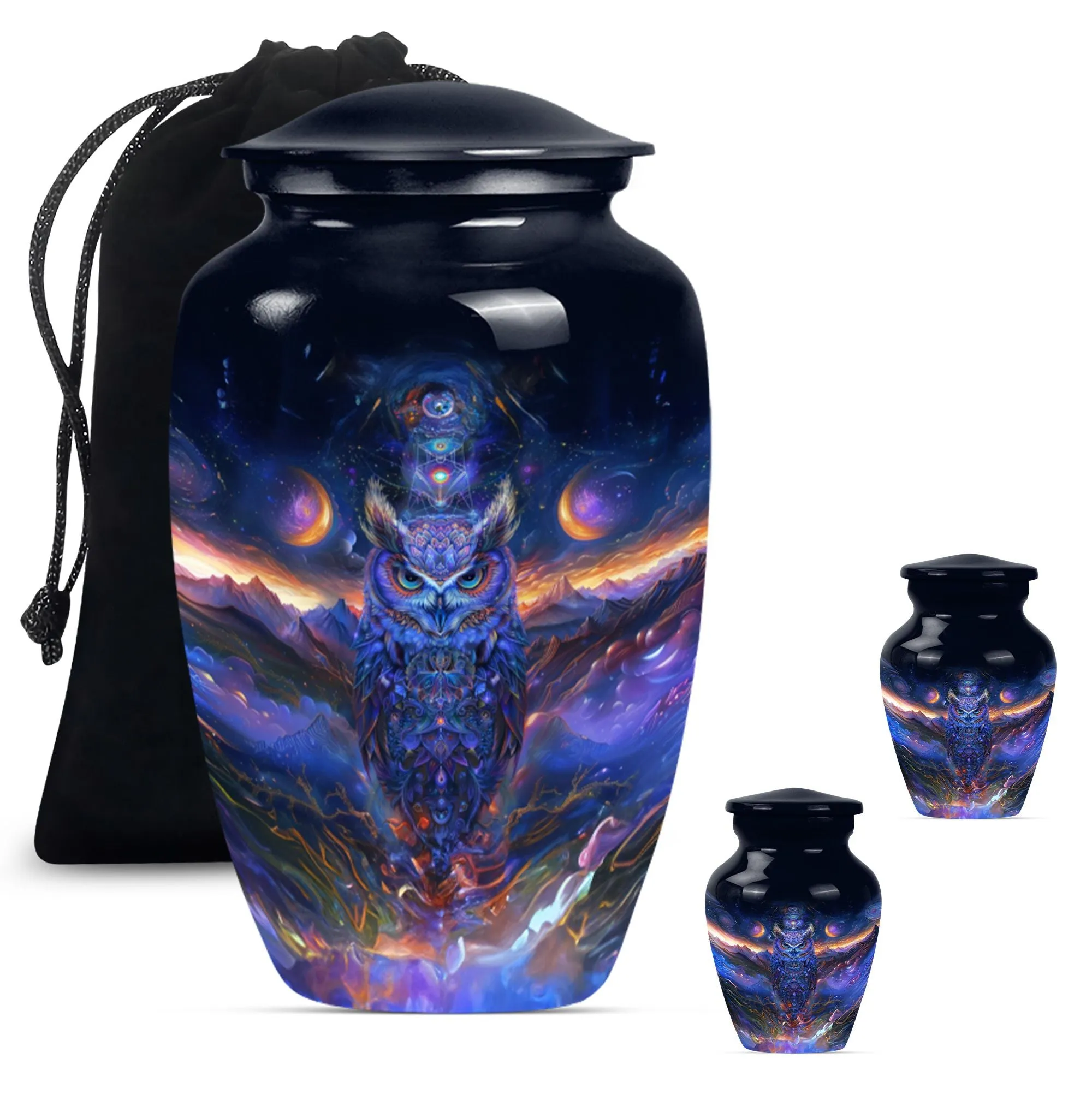 Eternal Guardian Owl Urn: Unique Funeral Urn for Women's Ashes