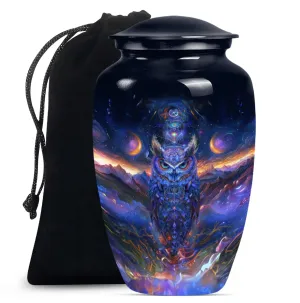 Eternal Guardian Owl Urn: Unique Funeral Urn for Women's Ashes