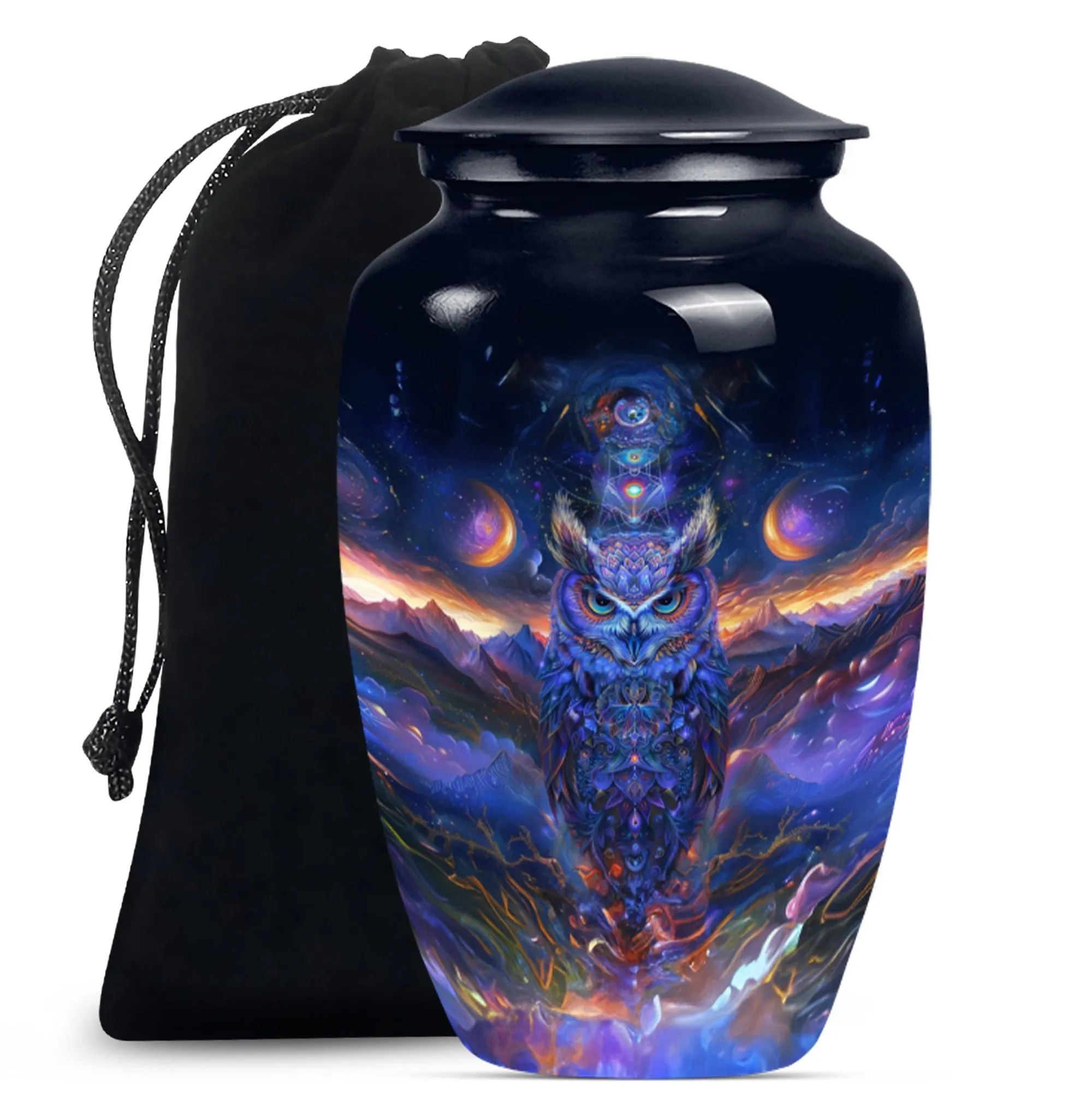Eternal Guardian Owl Urn: Unique Funeral Urn for Women's Ashes