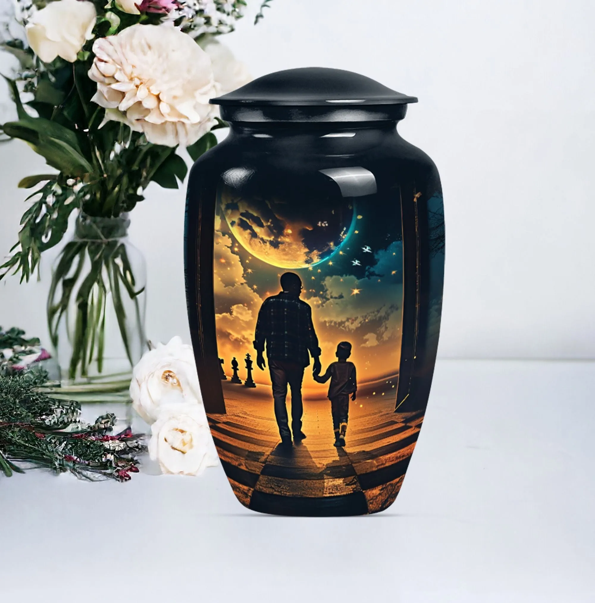 Eternal Honor - Father Urn Cremation Homage - Urn For Dad