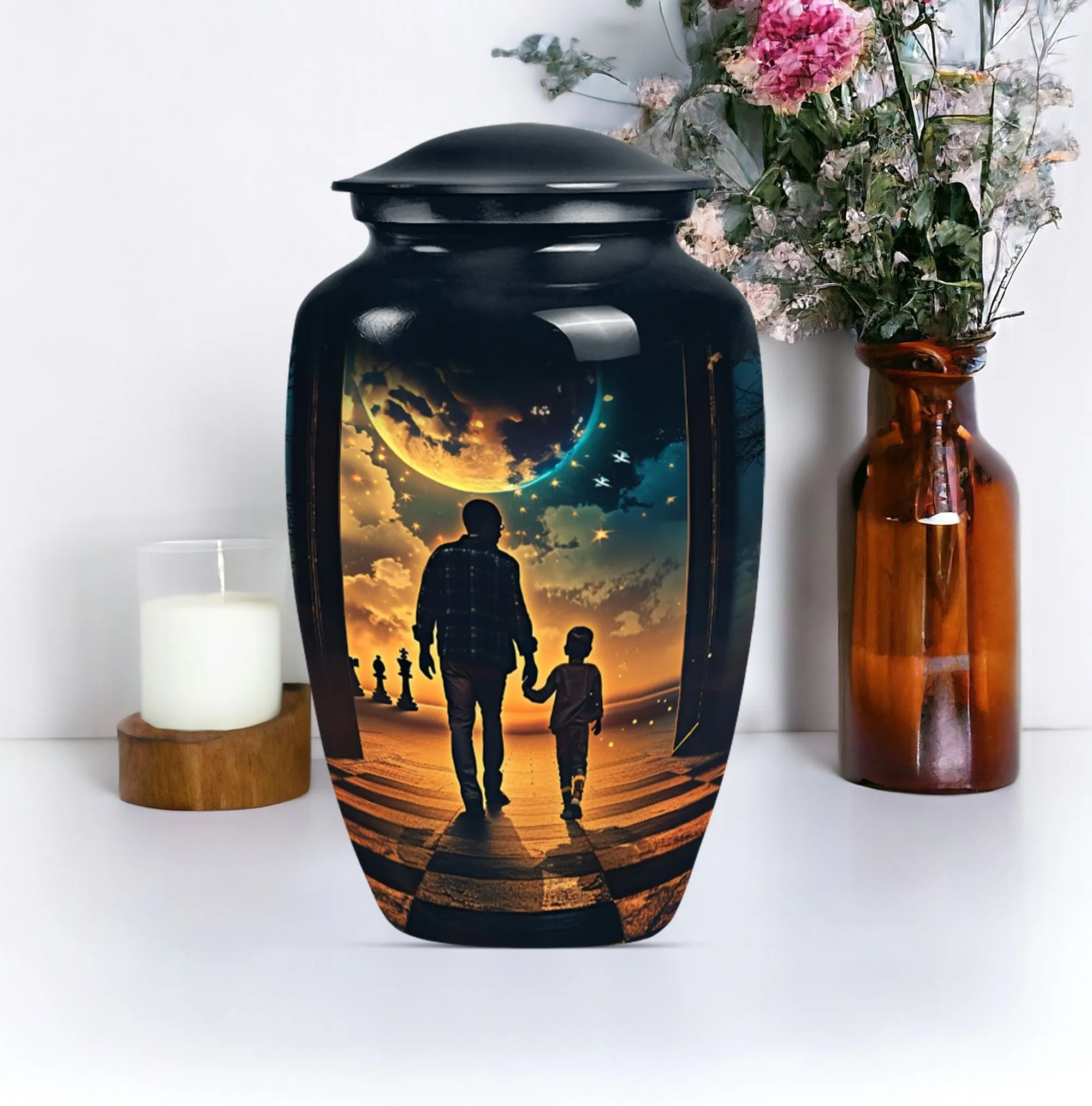 Eternal Honor - Father Urn Cremation Homage - Urn For Dad