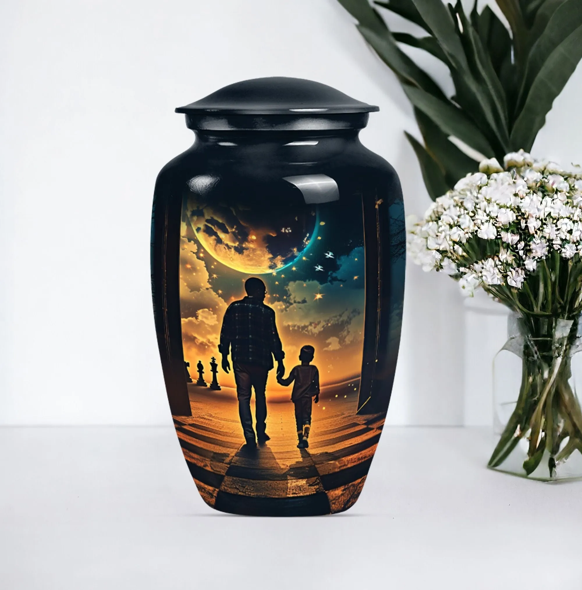 Eternal Honor - Father Urn Cremation Homage - Urn For Dad