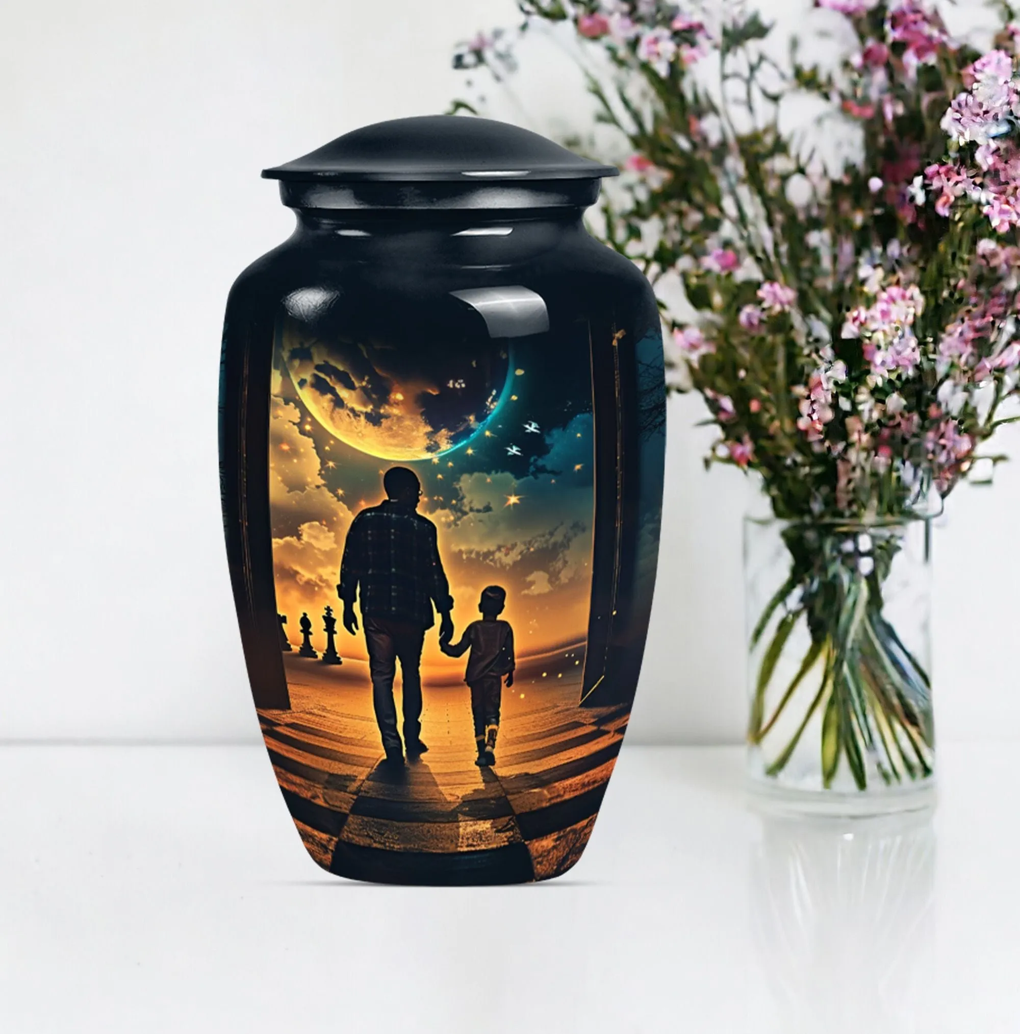 Eternal Honor - Father Urn Cremation Homage - Urn For Dad