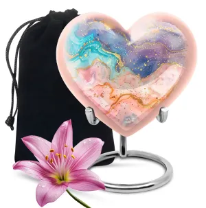 Eternal Love Abstract Urn - Memorial Care for Resting Human Ashes