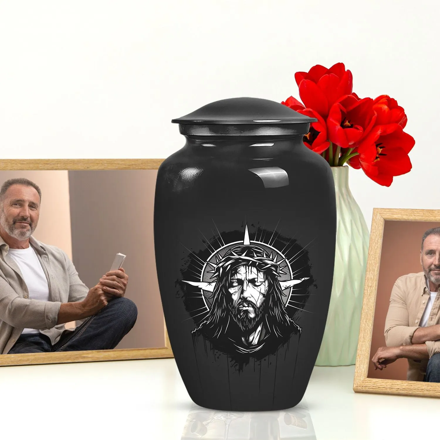 Eternal Spectrum - Catholic Cremation Urn for Funeral Cremation