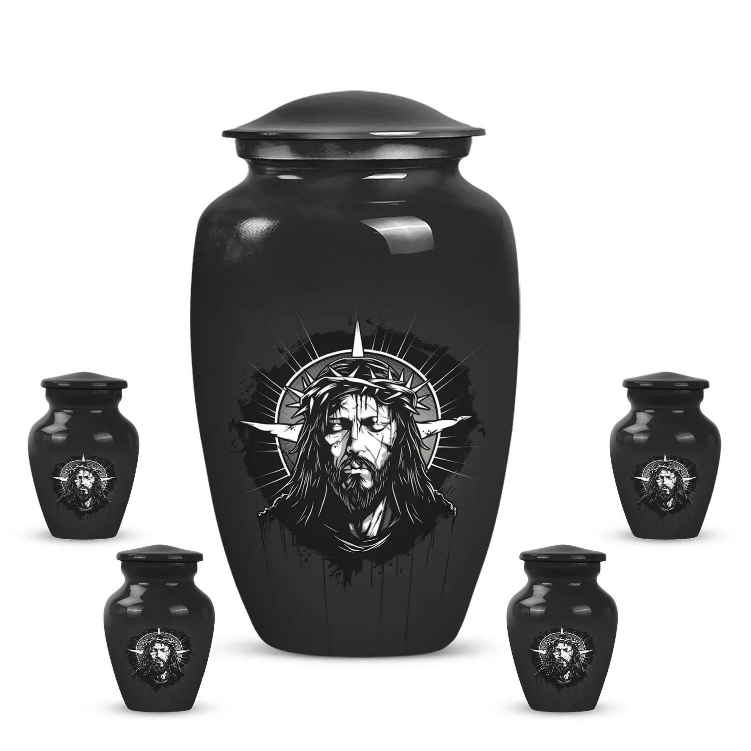 Eternal Spectrum - Catholic Cremation Urn for Funeral Cremation