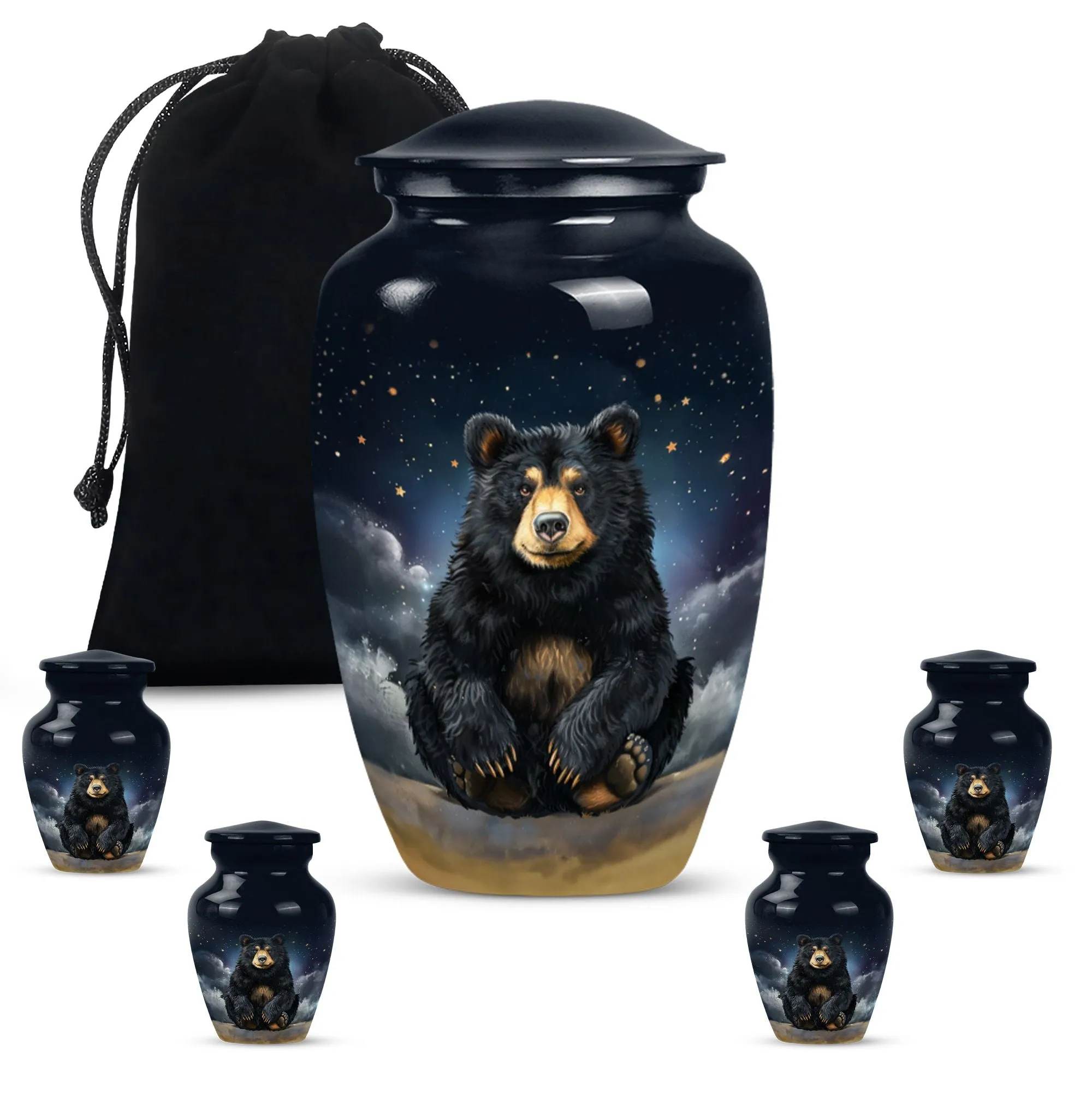 Exclusive Bear Cremation Urn for Ground Burial - Bear Theme Urn