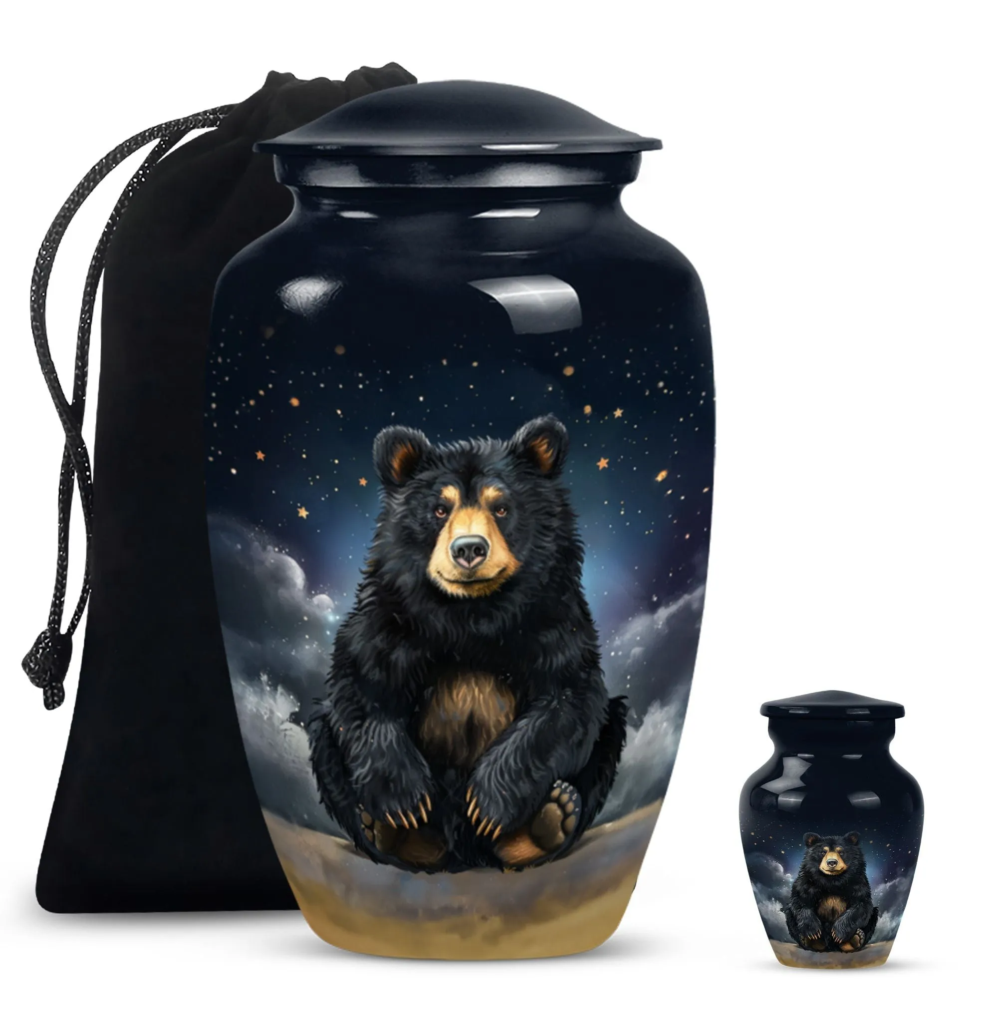 Exclusive Bear Cremation Urn for Ground Burial - Bear Theme Urn