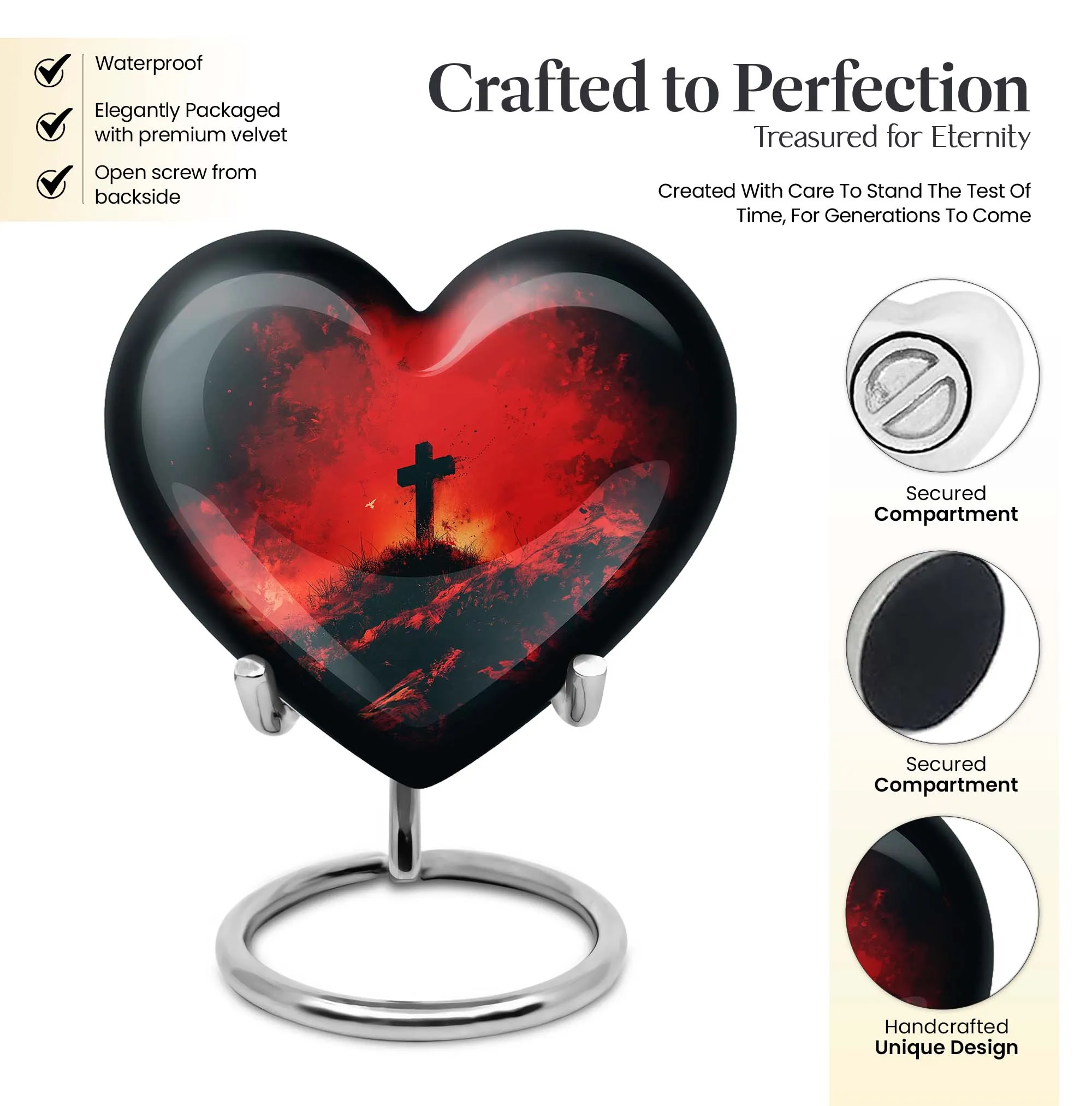 Exclusive Cross Urn - A Symbolic Burial Custom to Honour