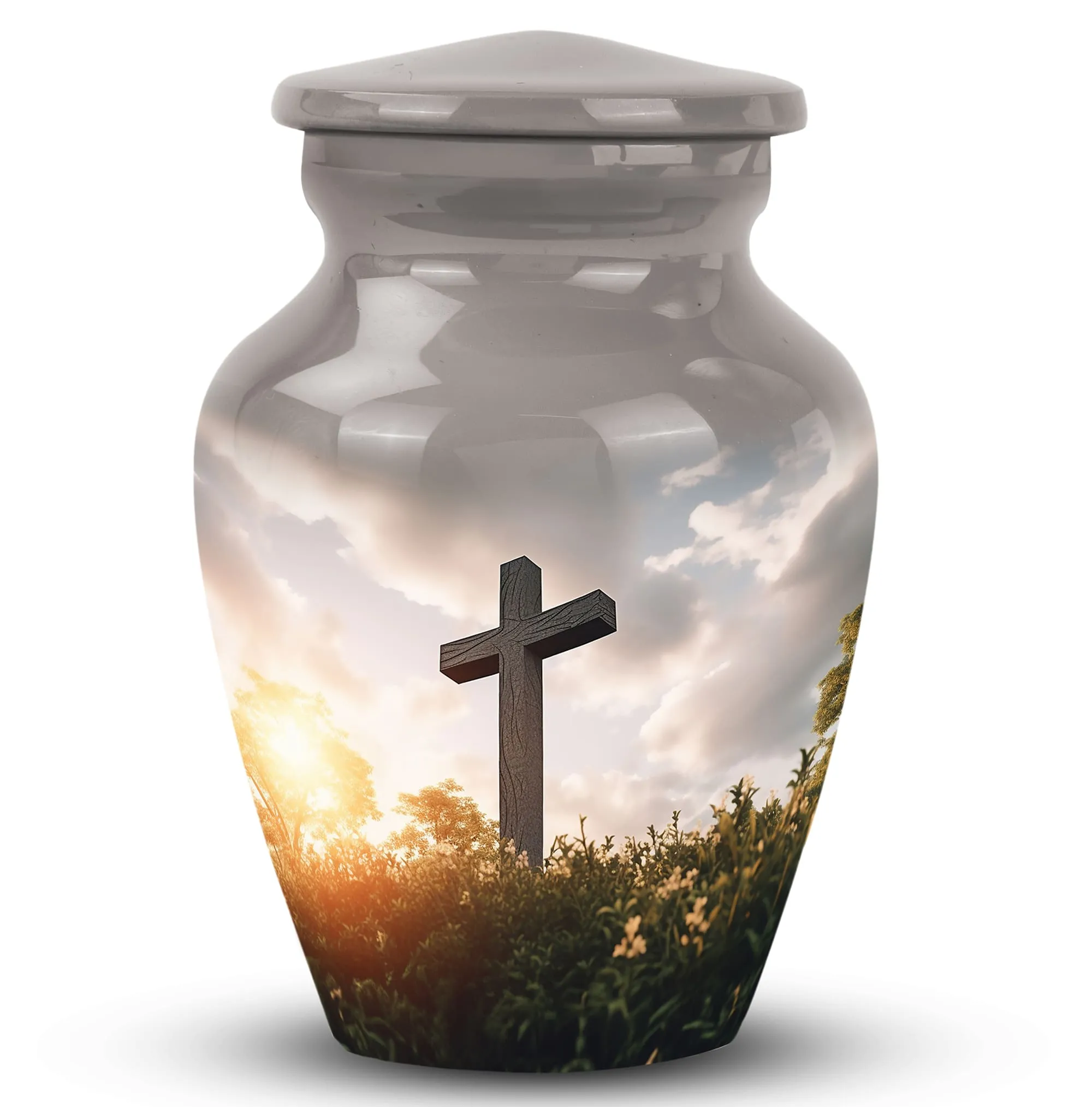 Faith Jesus Christ Cross Memorial Urn, Perfect Resting Place