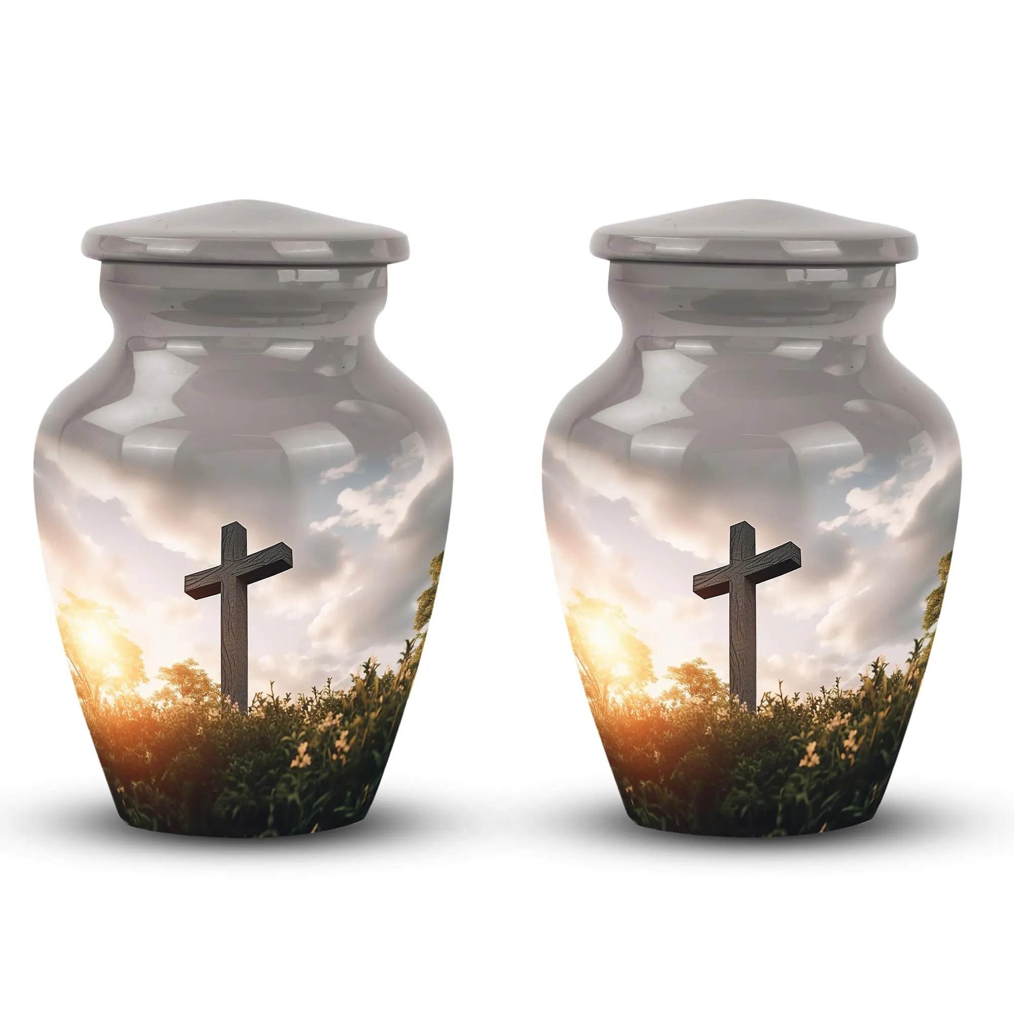 Faith Jesus Christ Cross Memorial Urn, Perfect Resting Place