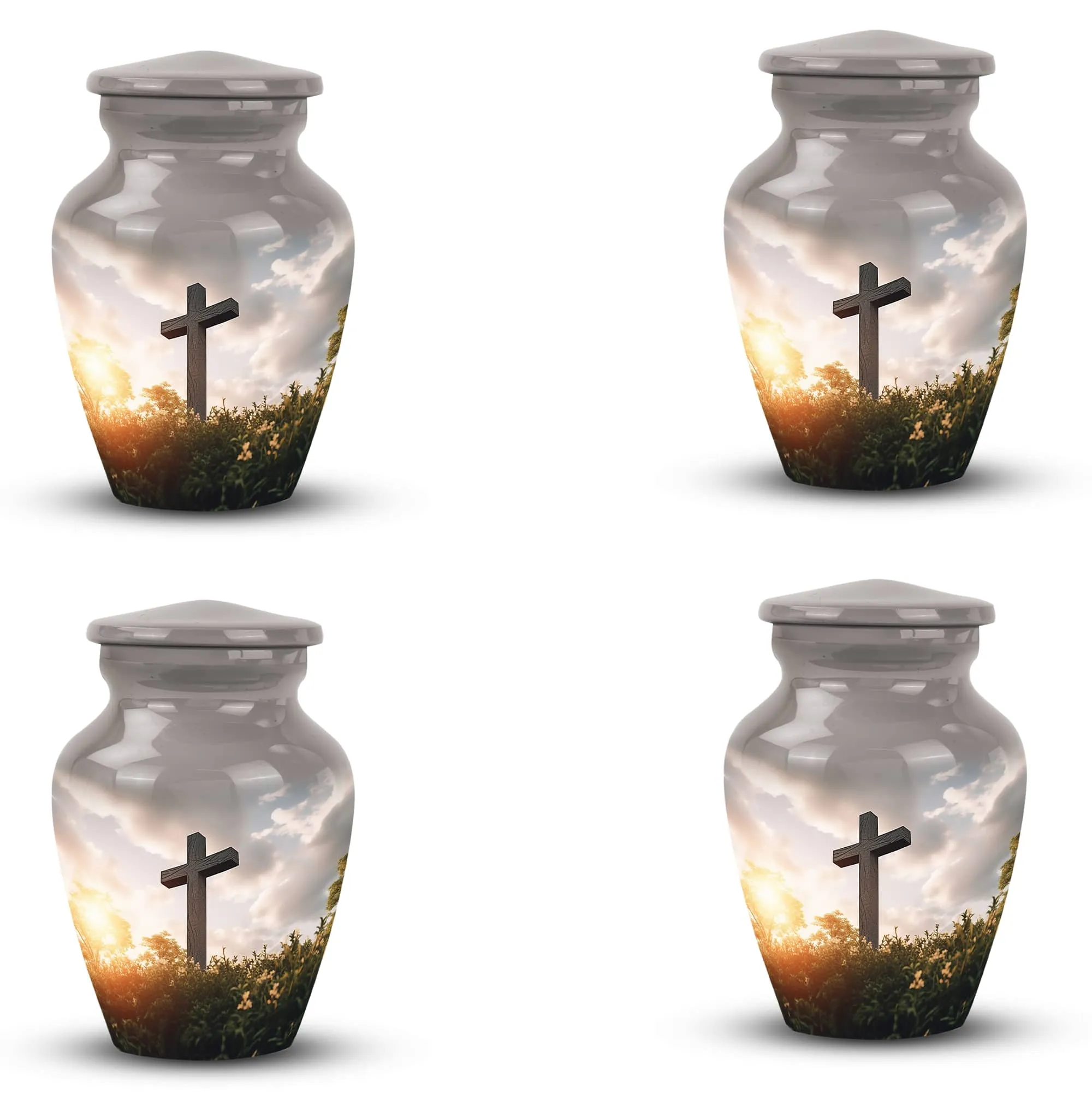 Faith Jesus Christ Cross Memorial Urn, Perfect Resting Place