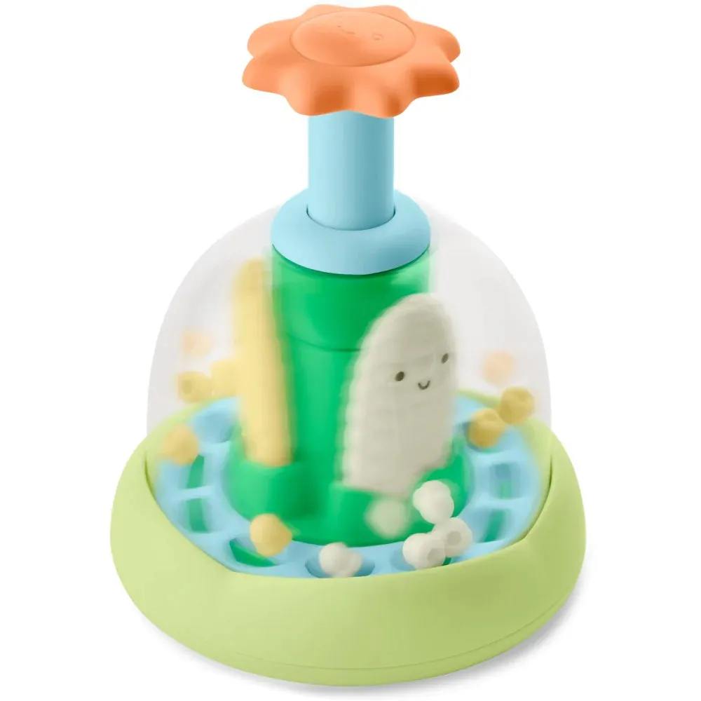 Farmstand Push & Spin Baby Toy