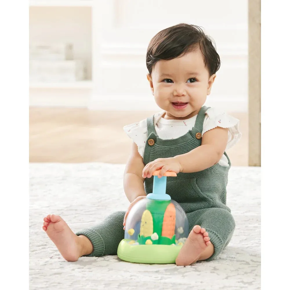 Farmstand Push & Spin Baby Toy