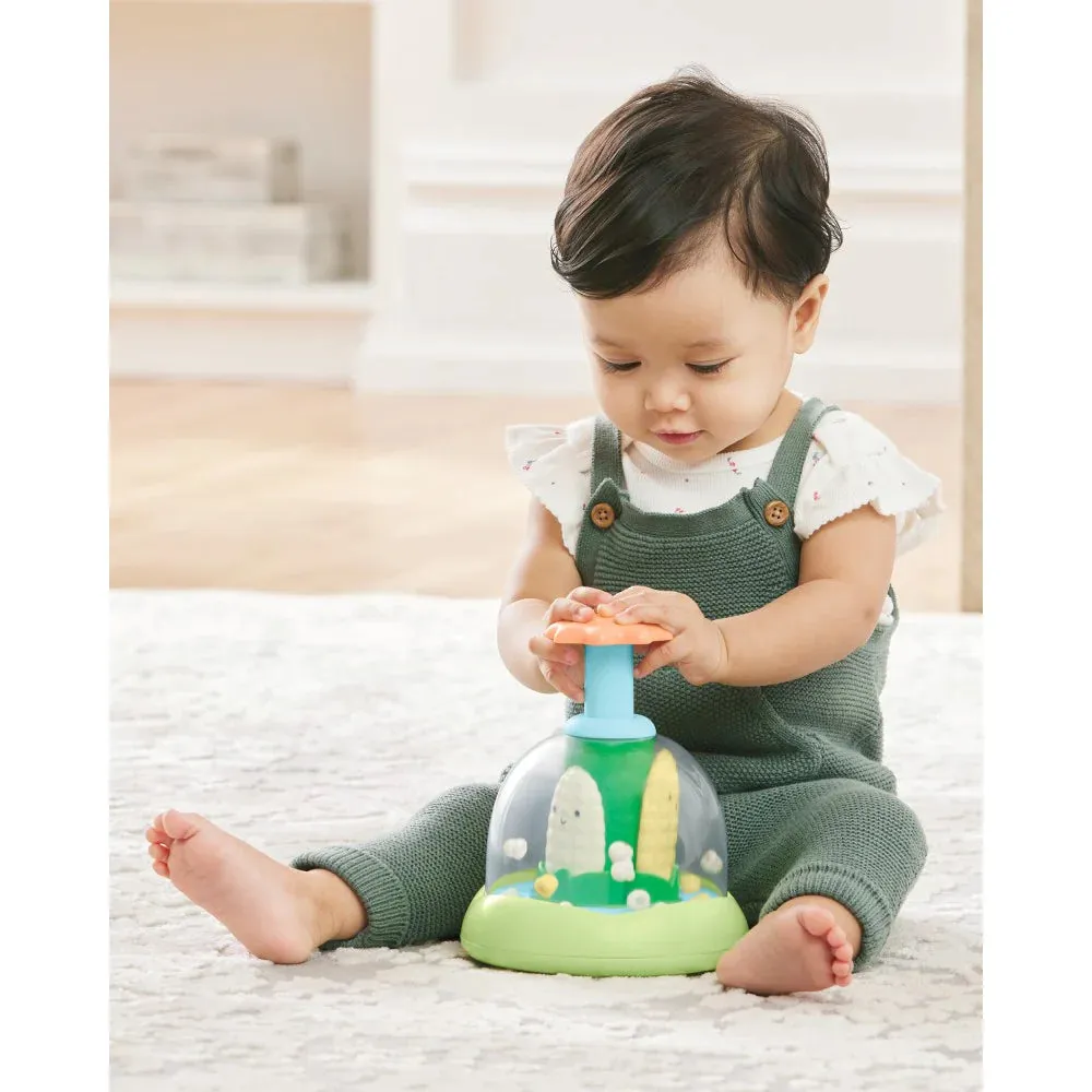 Farmstand Push & Spin Baby Toy