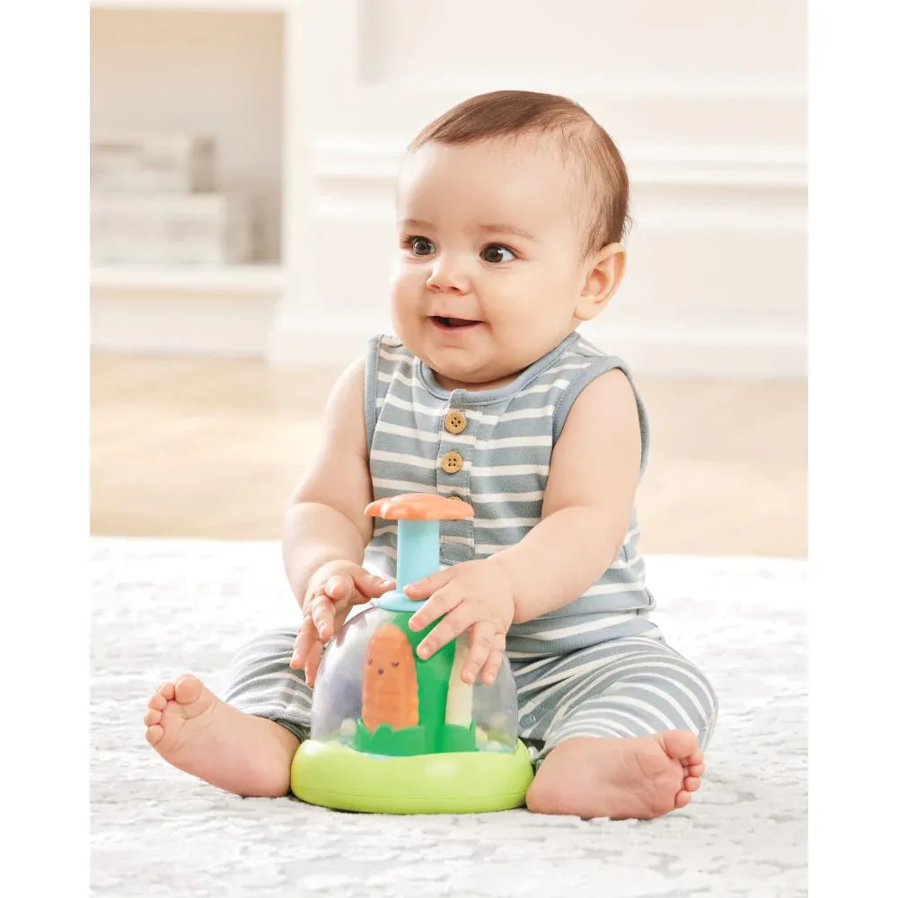Farmstand Push & Spin Baby Toy