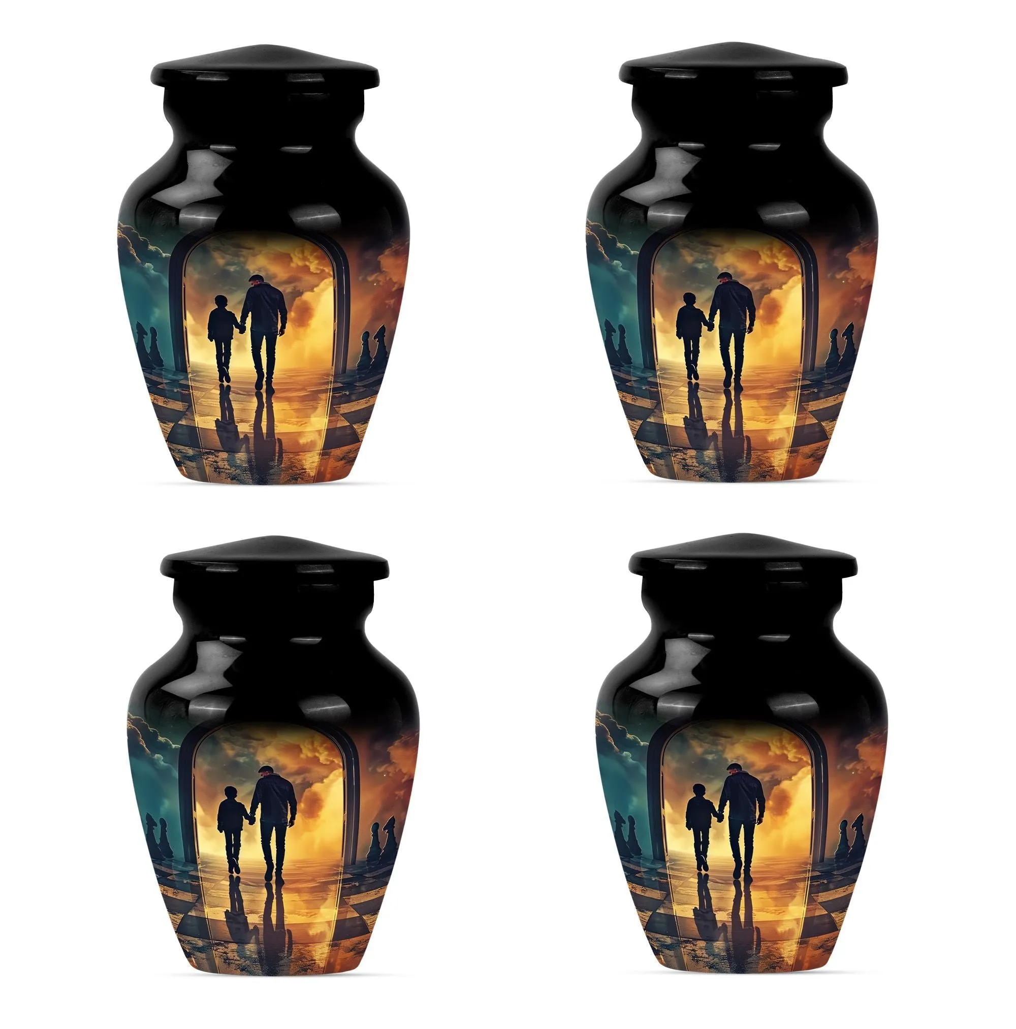 Father Cremation Urn for Human Ashes , Large Cremation Urn