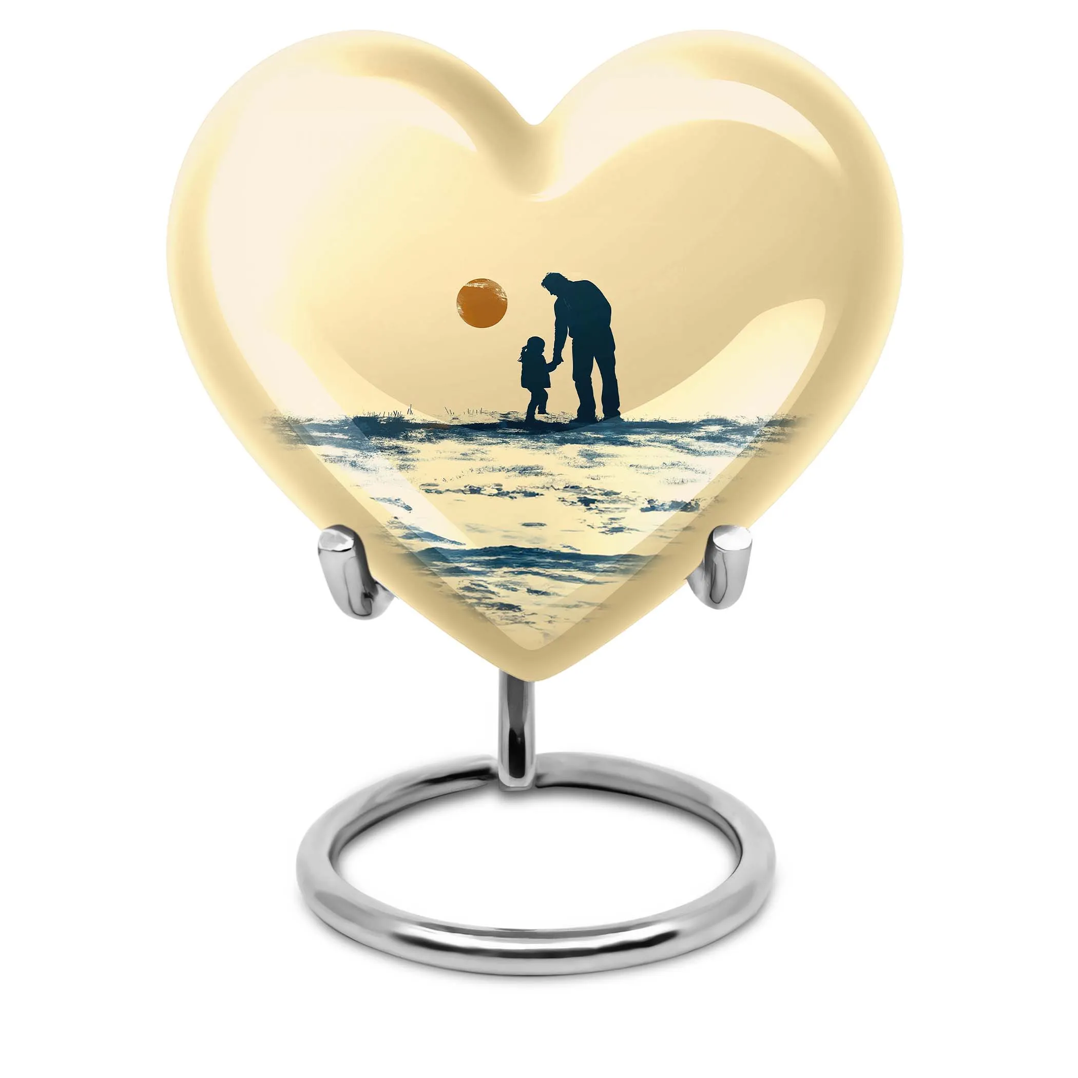 Father Son Fishing Adventure: Cremation Urn for Ashes of Beloved