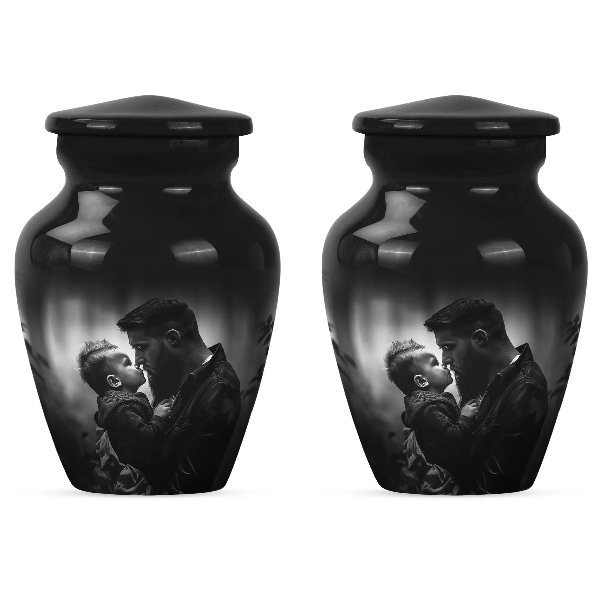 Father's Eternal Rest - Funeral Burial Urn For Cremated Ashes
