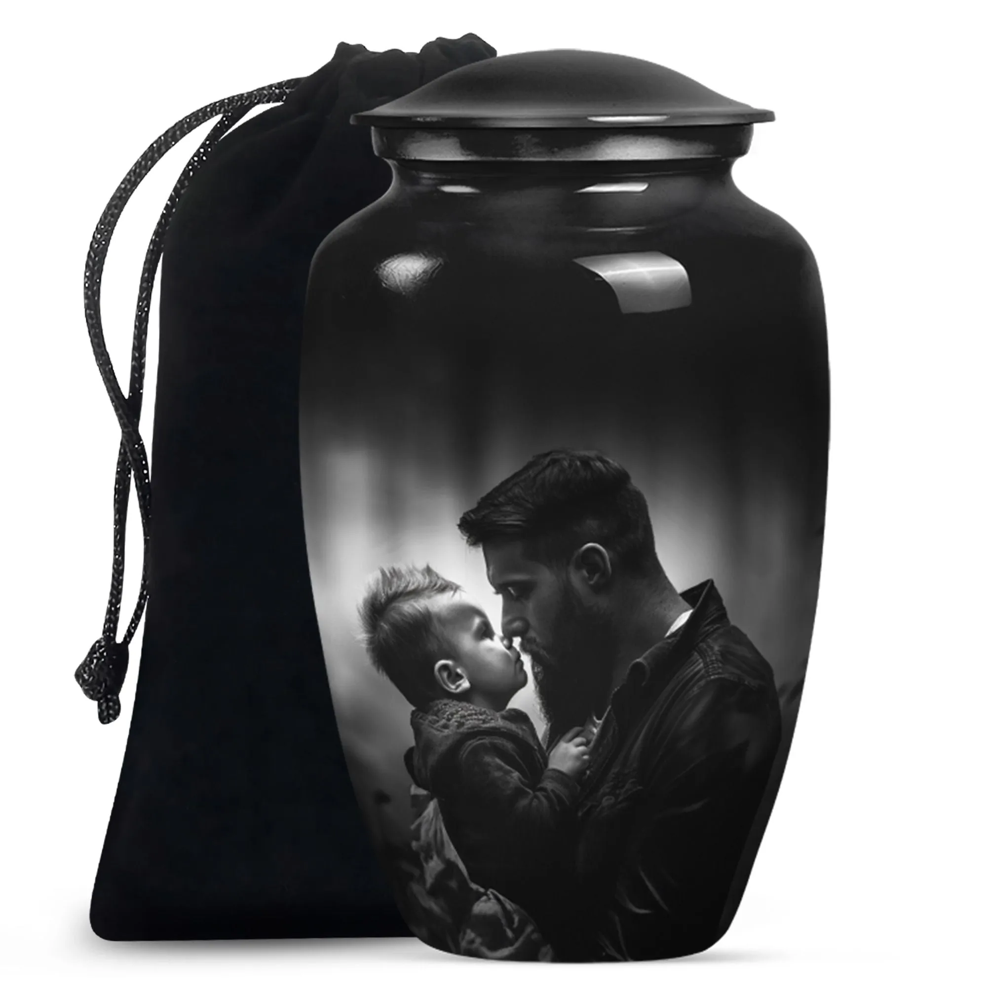 Father's Eternal Rest - Funeral Burial Urn For Cremated Ashes