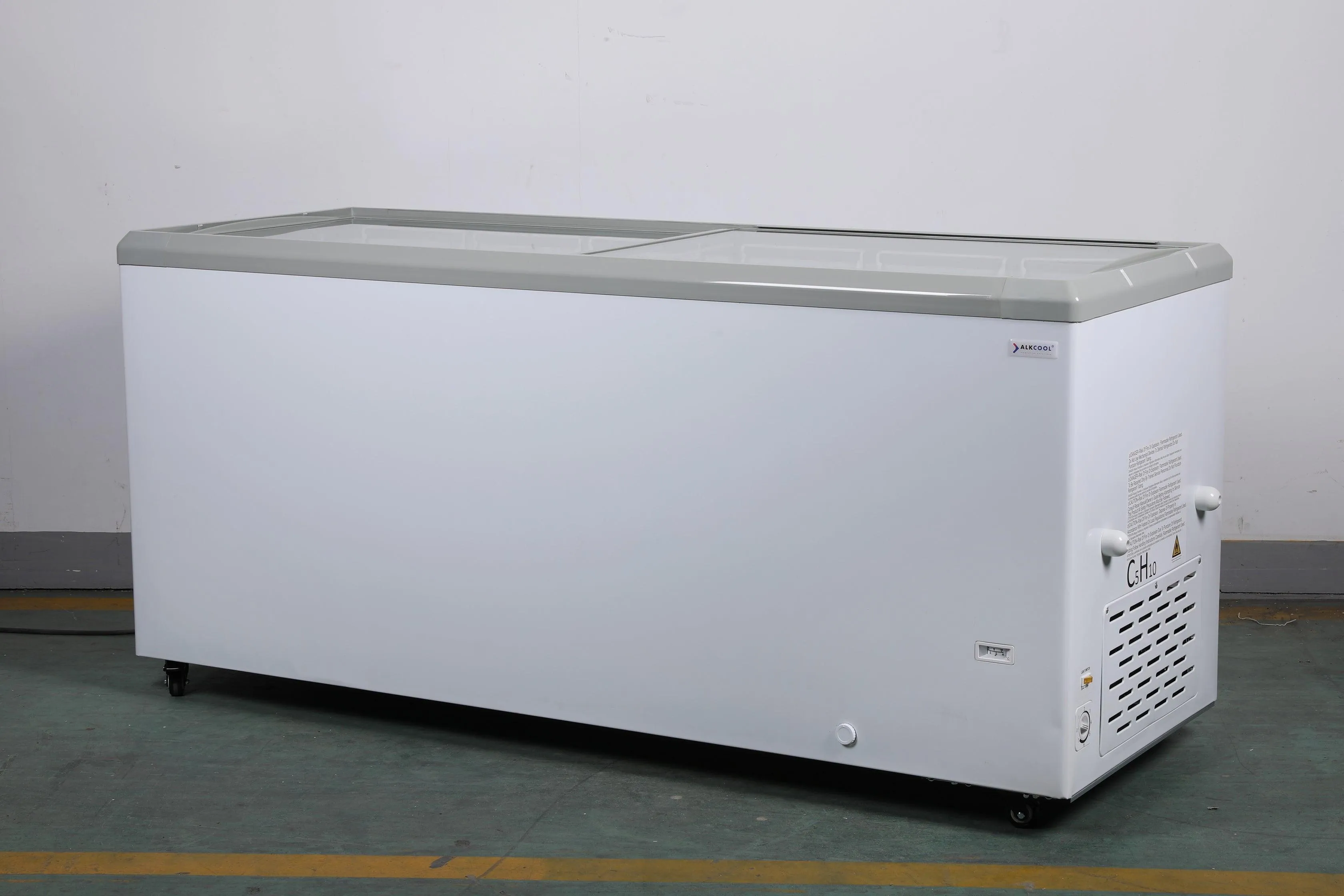 FDF23CF 71'' Width Horizontal Display Island Freezer - Nafcool™ Commercial Freezer Icecream, frozen food, Ice bag and Gelato