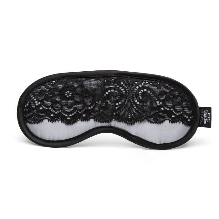 Fifty Shades of Grey - Play Nice Satin & Lace Blindfold (Grey)
