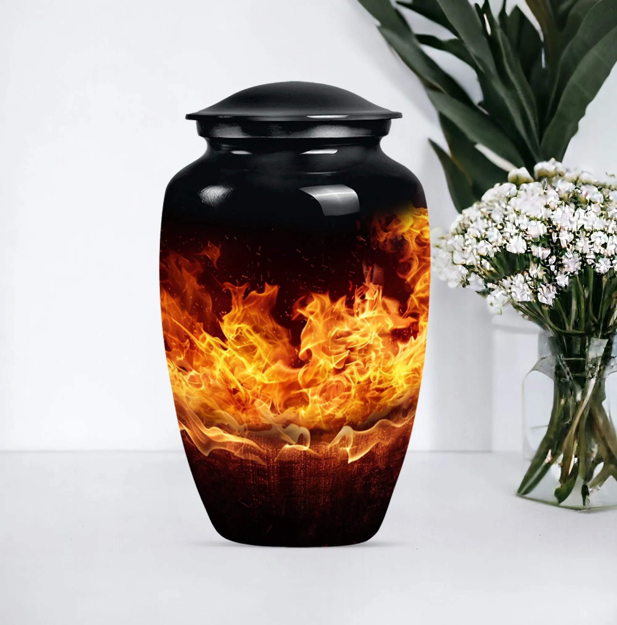 Fire Urn Elegance: Cremation Memorial for Women Ashes