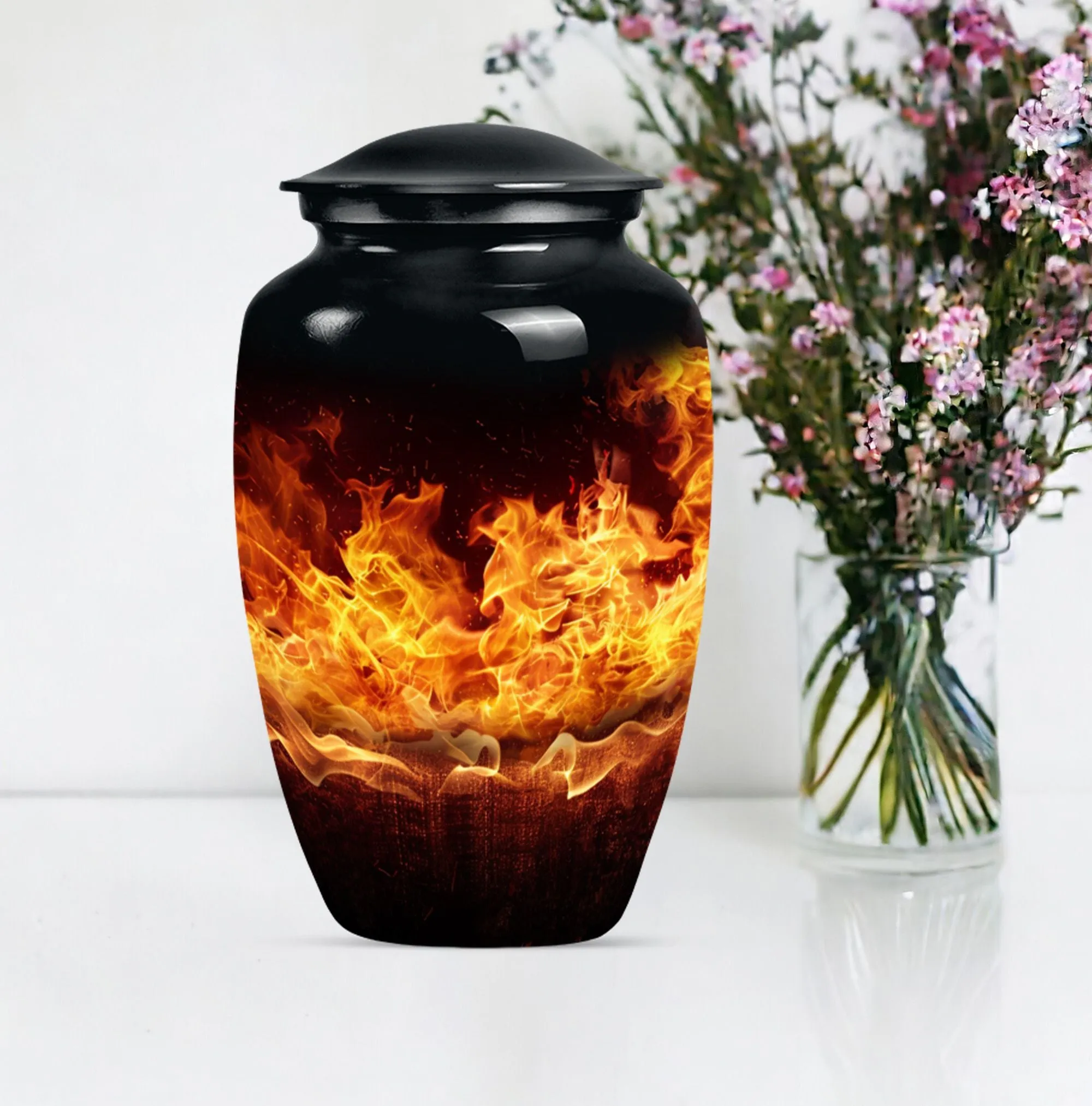 Fire Urn Elegance: Cremation Memorial for Women Ashes