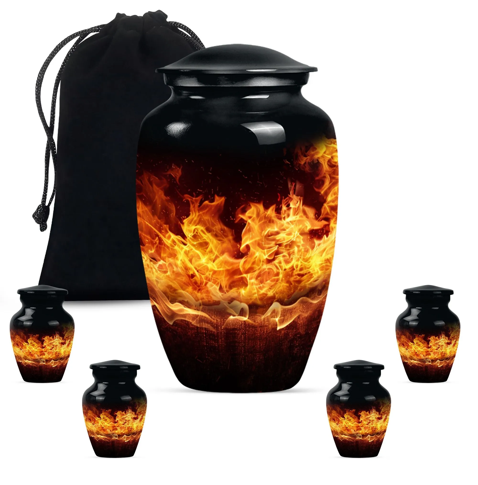 Fire Urn Elegance: Cremation Memorial for Women Ashes