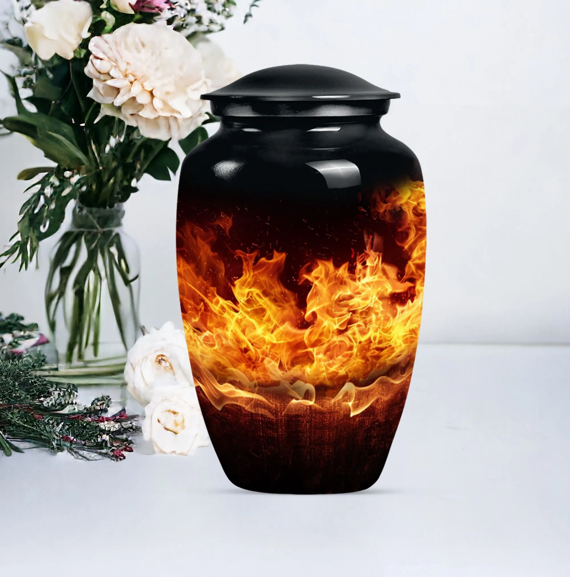 Fire Urn Elegance: Cremation Memorial for Women Ashes