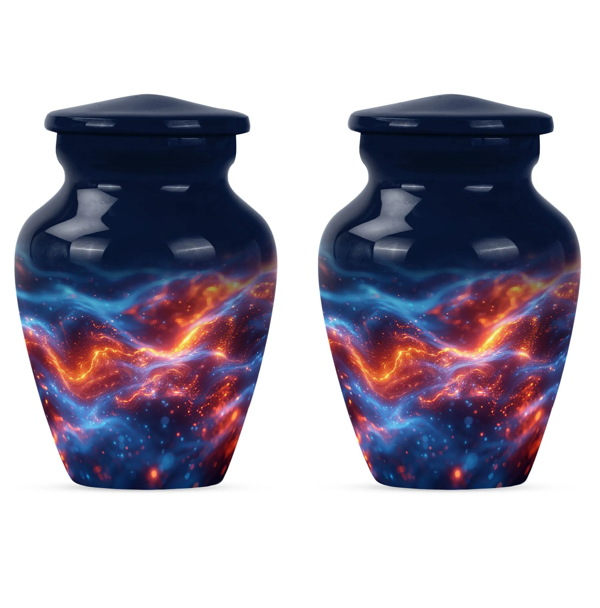 Fire Urn for Cremation, An Abstract Memorial Tribute