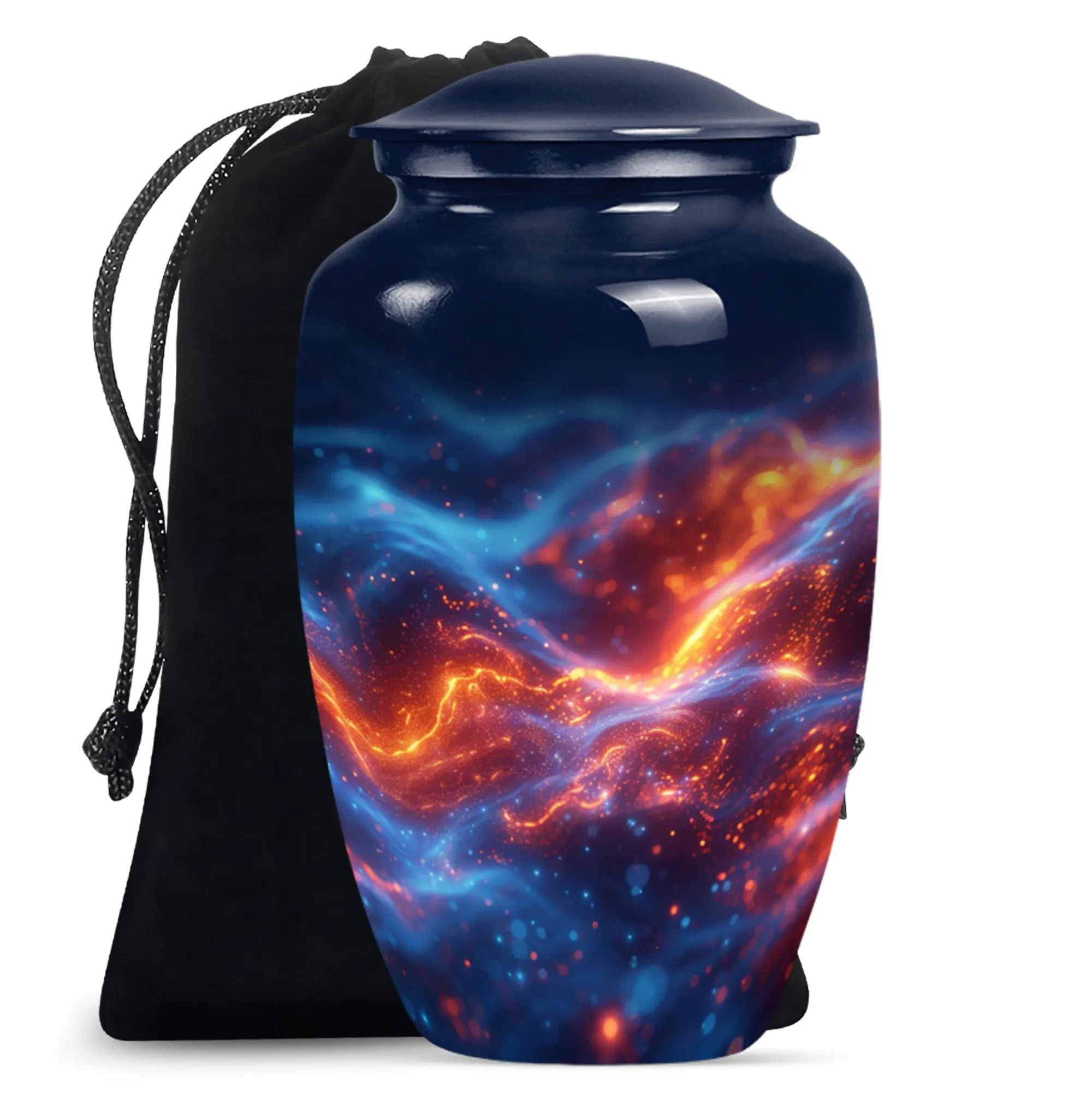 Fire Urn for Cremation, An Abstract Memorial Tribute