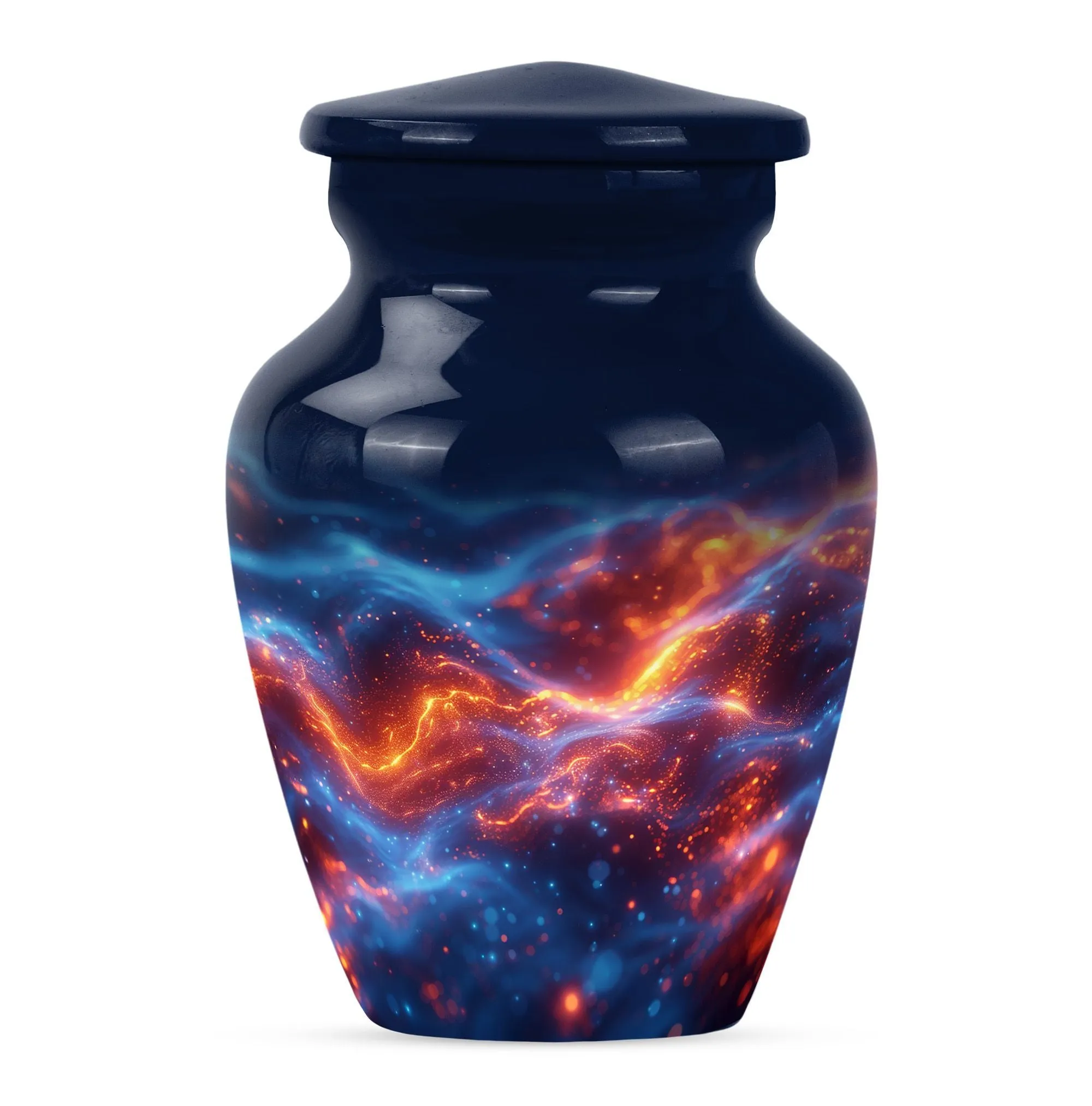 Fire Urn for Cremation, An Abstract Memorial Tribute