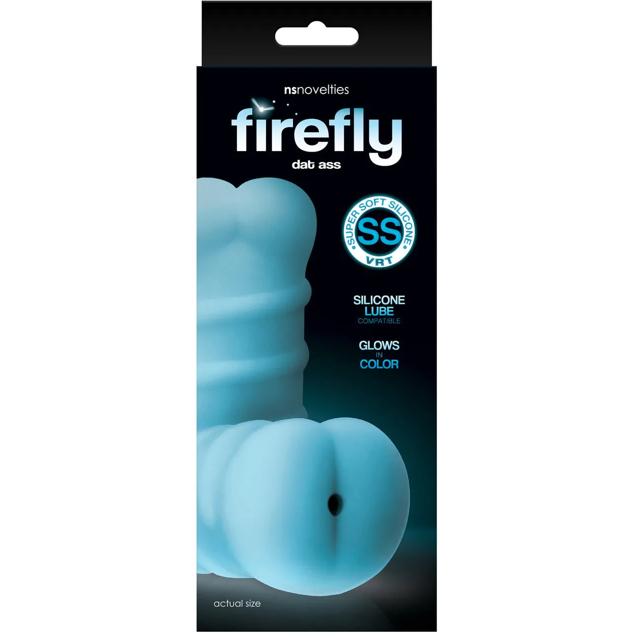 Firefly Dat Ass Silicone Glow In The Dark Masturbator