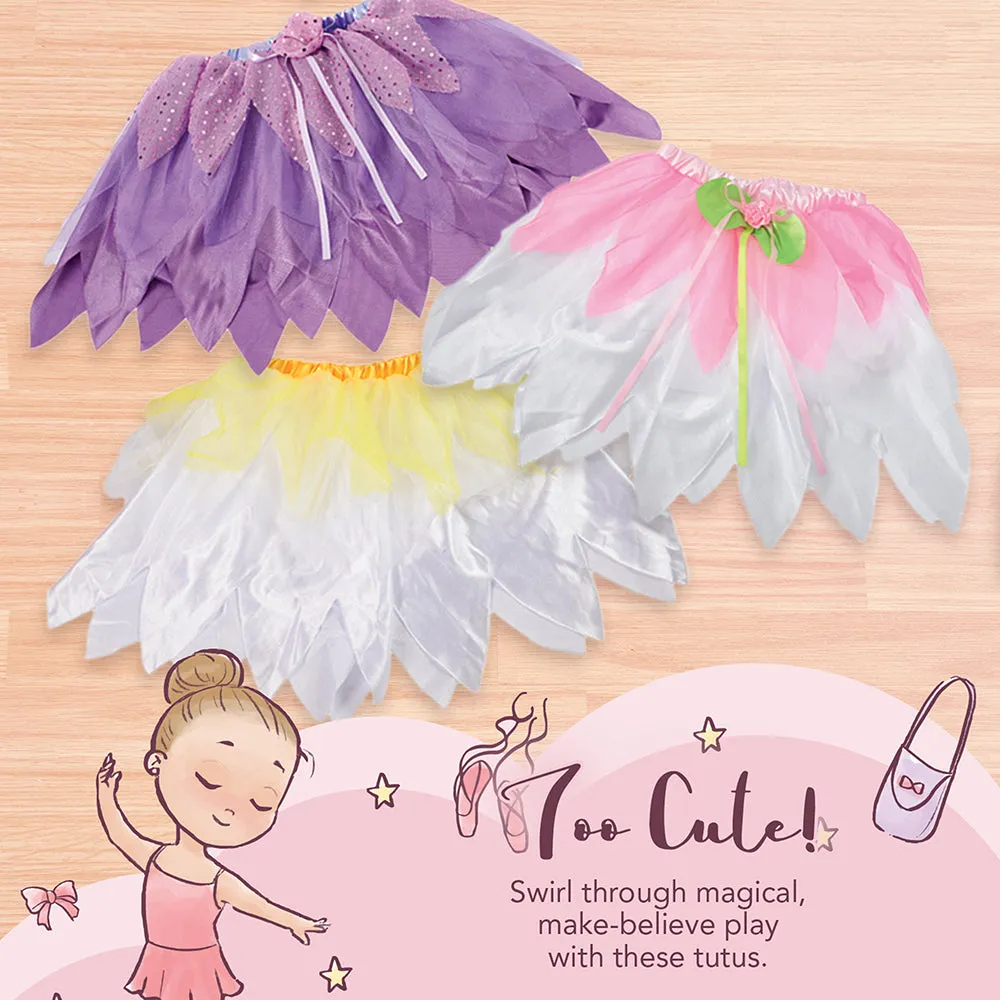 Fun and Fancy 3-Layer Tulle Tutus | Set of 3